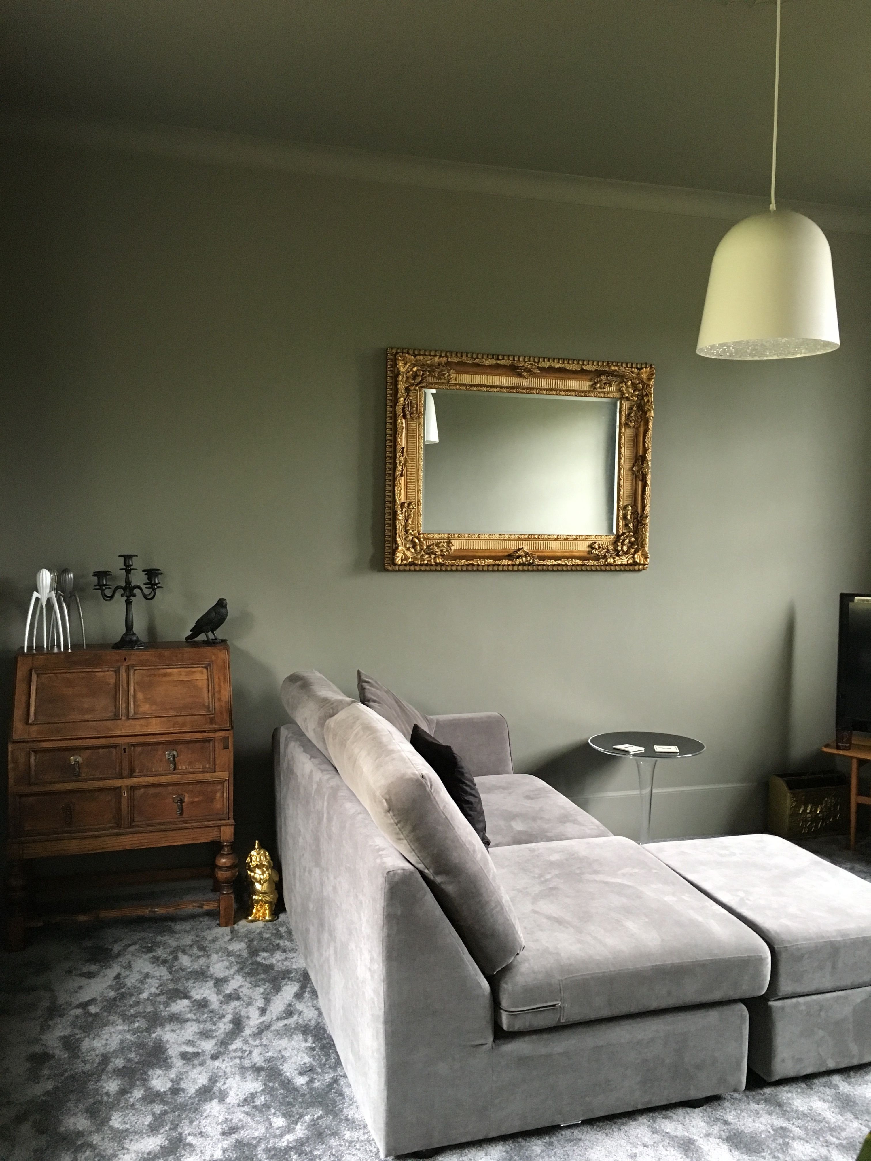 Gray and Brown Bedroom Lovely Little Greene Grey Moss