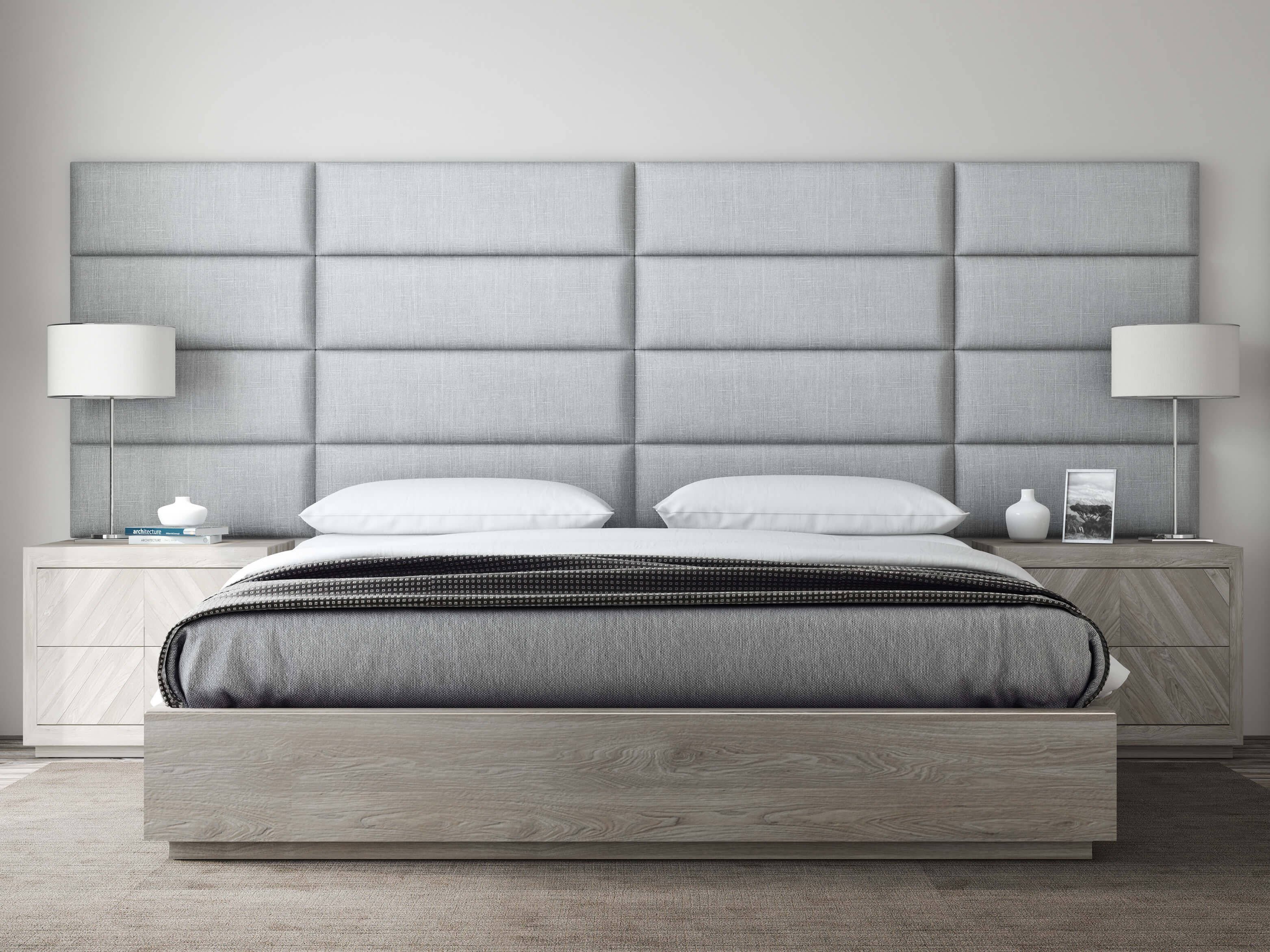 Grey Accent Wall Bedroom Luxury Vant Panels Cotton Weave Gray Mist Accent King Wall Panels
