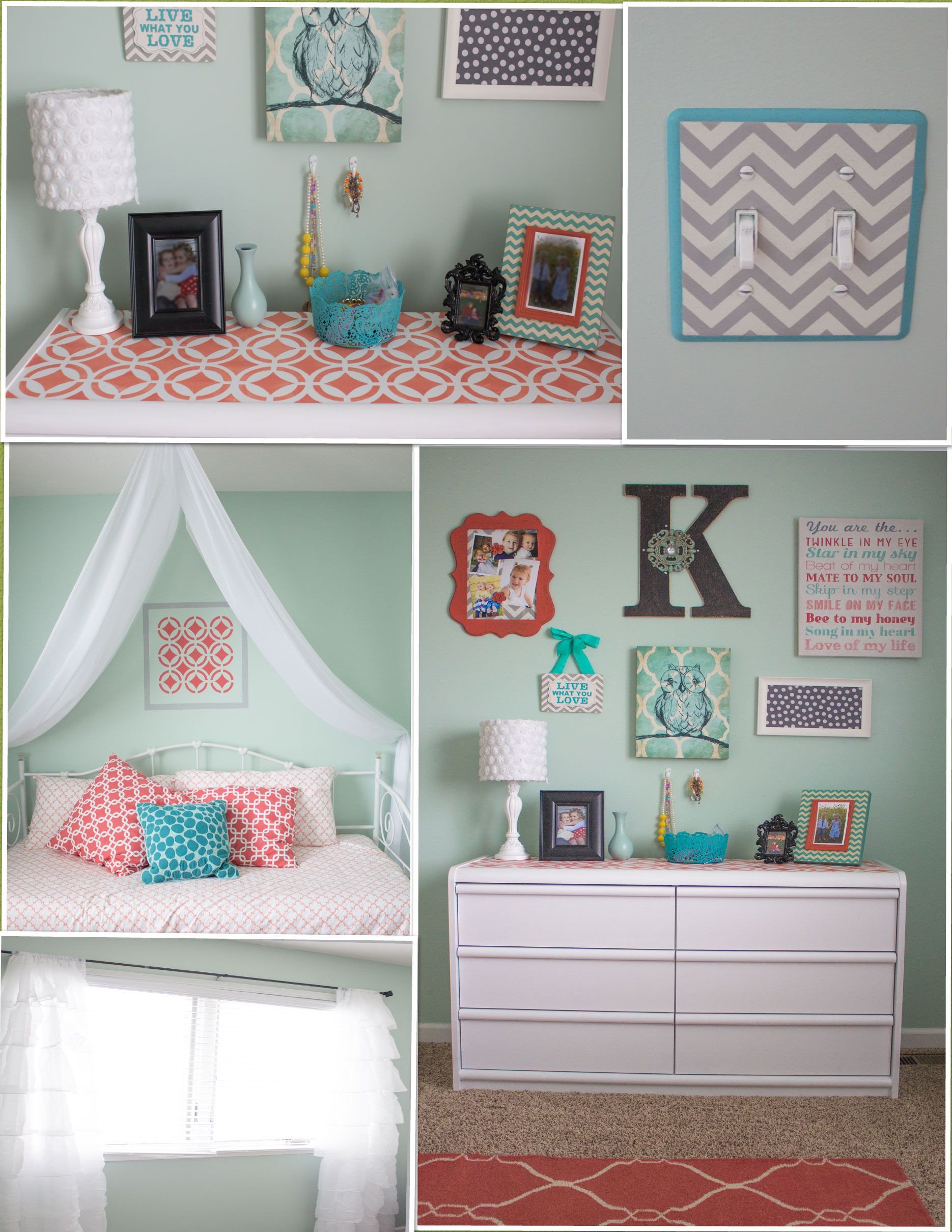 Grey and Turquoise Bedroom Ideas Lovely My New Favorite Room In the House Love My Mint and Coral