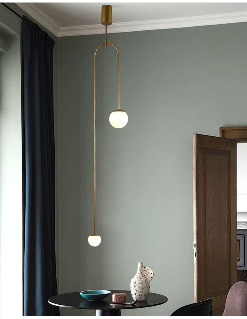 Hanging Lamp for Bedroom Elegant Postmodern Led Pendant Lights Bedroom Lighting nordic Home