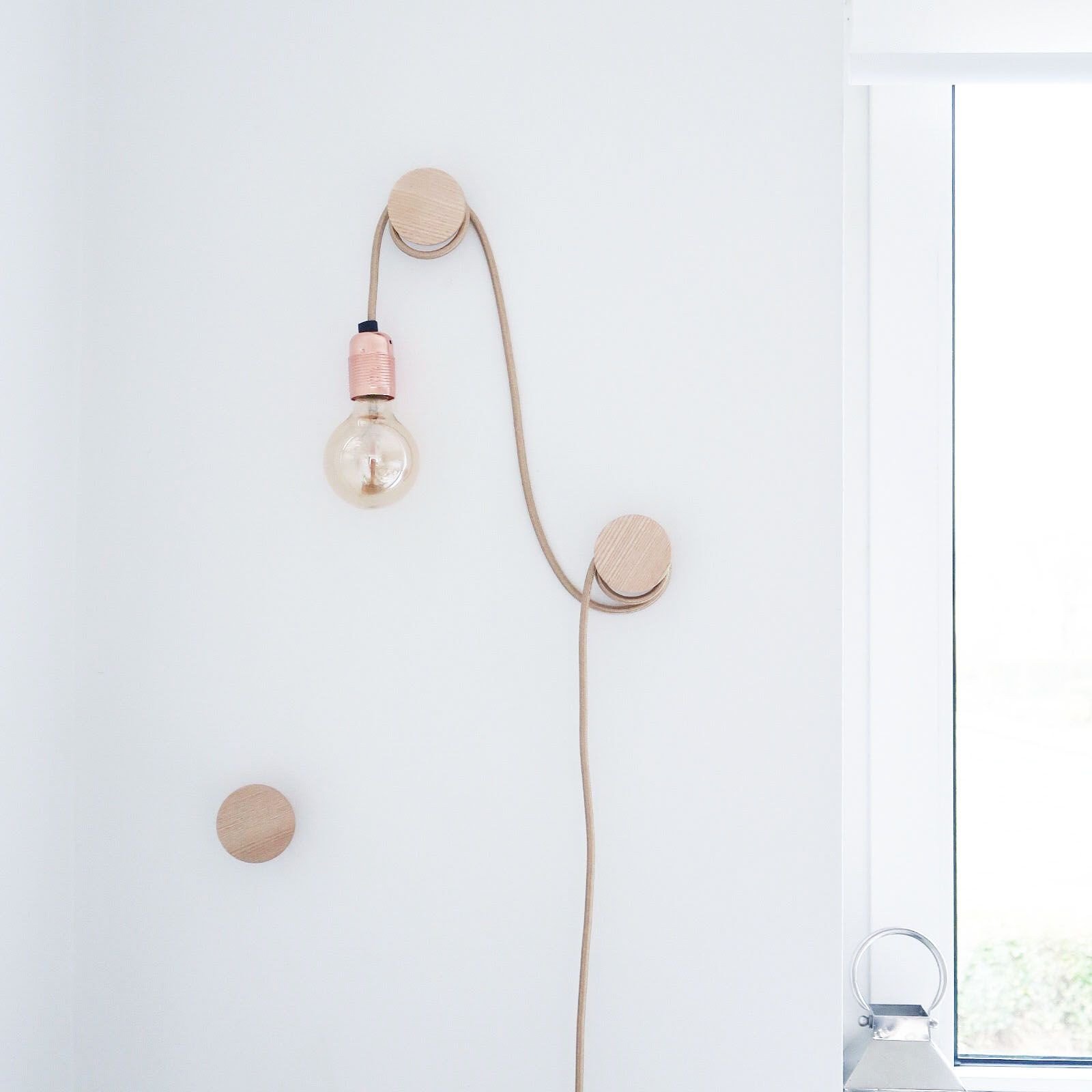 Hanging Lamp for Bedroom New Hanging Bare Bulb Over Wall Hooks Feature Light In 2020