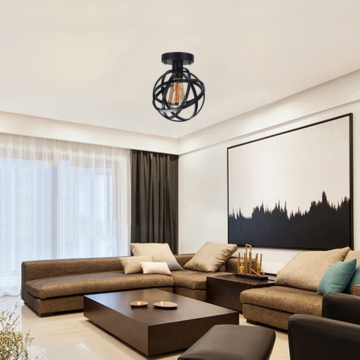 Hanging Light for Bedroom Luxury Details About Modern Black Bathroom Ceiling Light Kitchen Pendant Light Garden Porch Fixture