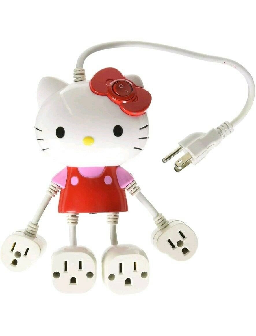 Hello Kitty Bedroom In A Box Inspirational New Hello Kitty Molded 4 Outlet Power Strip 0d 2 Nice Christmas Gift