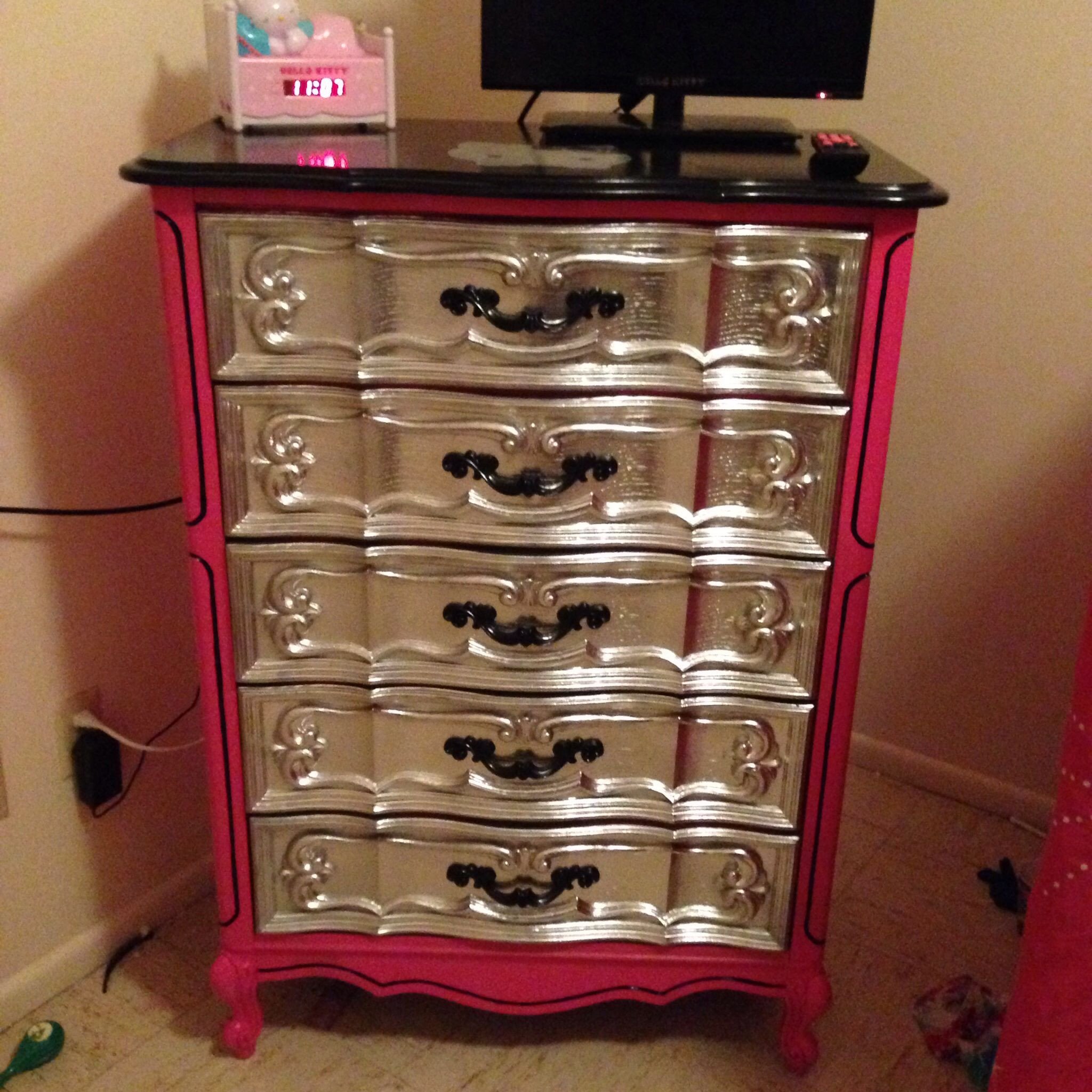 Hello Kitty Bedroom Set Awesome Painted Hello Kitty Dresser