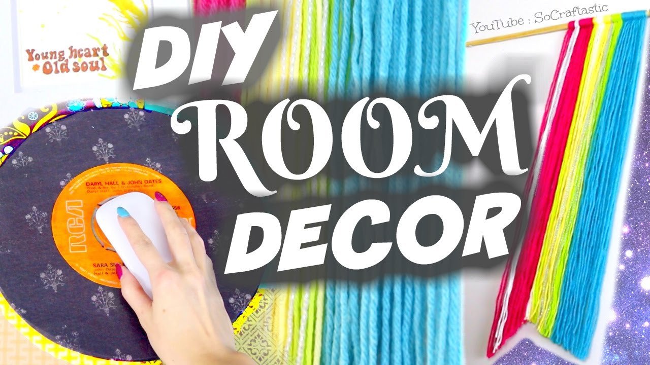 Homemade Wall Decoration Ideas for Bedroom New Diy Vintage Room Decor Ideas Wall Art &amp; Mouse Pad