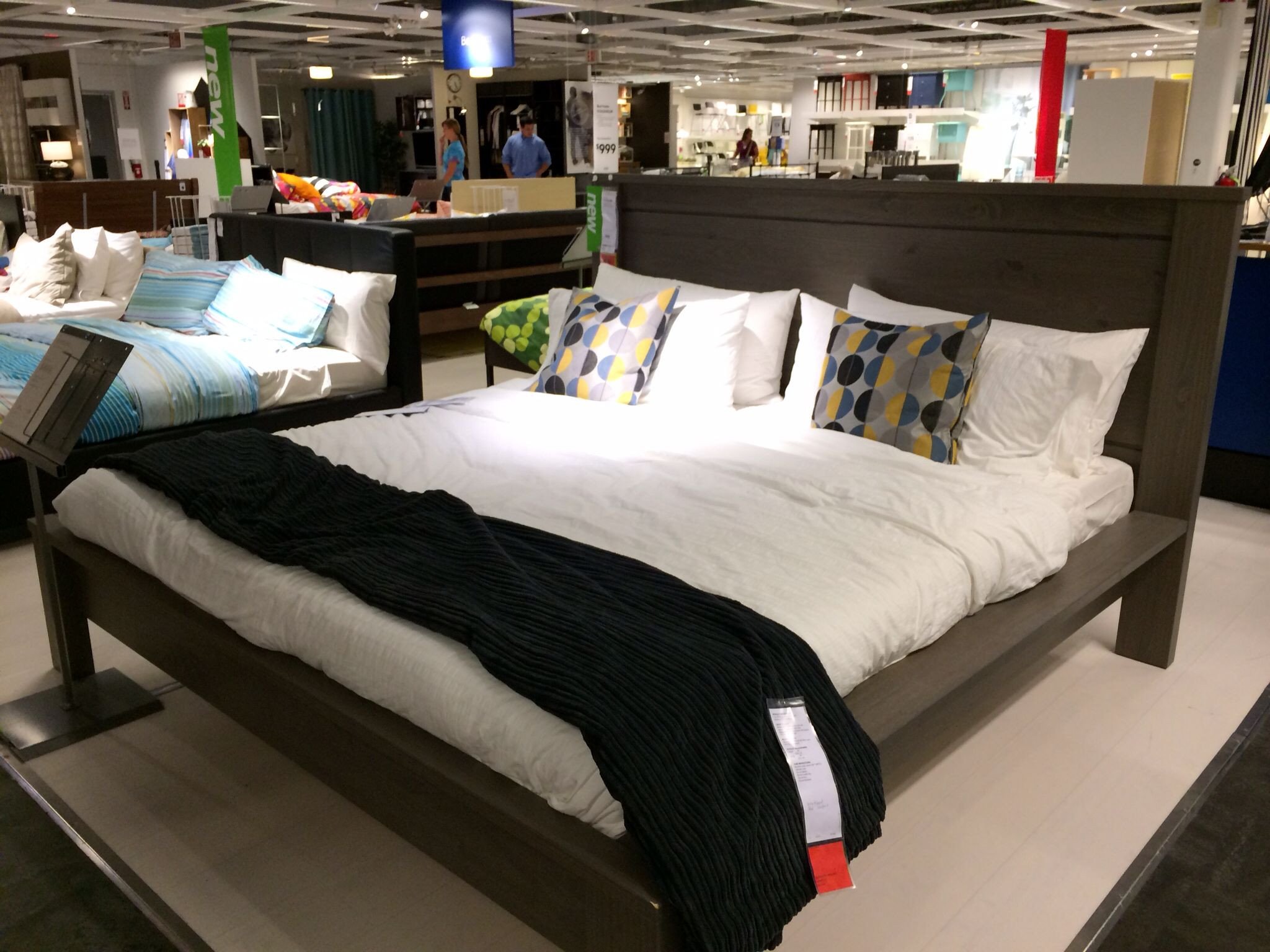 Ikea Bedroom Set Queen Lovely Ikea Hosteland King Sized Bed In Gray Brown