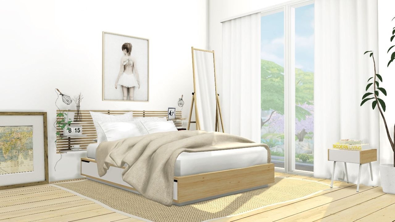Ikea Bedroom Set Queen Luxury Modern Ikea Bedroom for the Sims 4