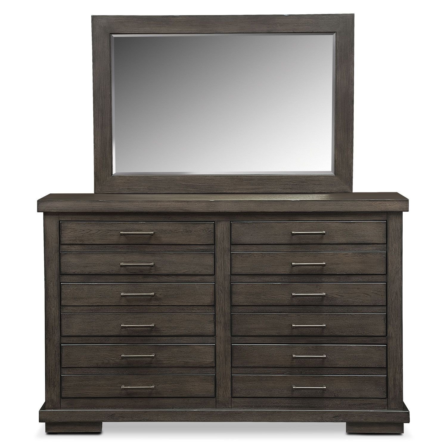 Industrial Style Bedroom Furniture Inspirational Jamestown Dresser and Mirror Sable