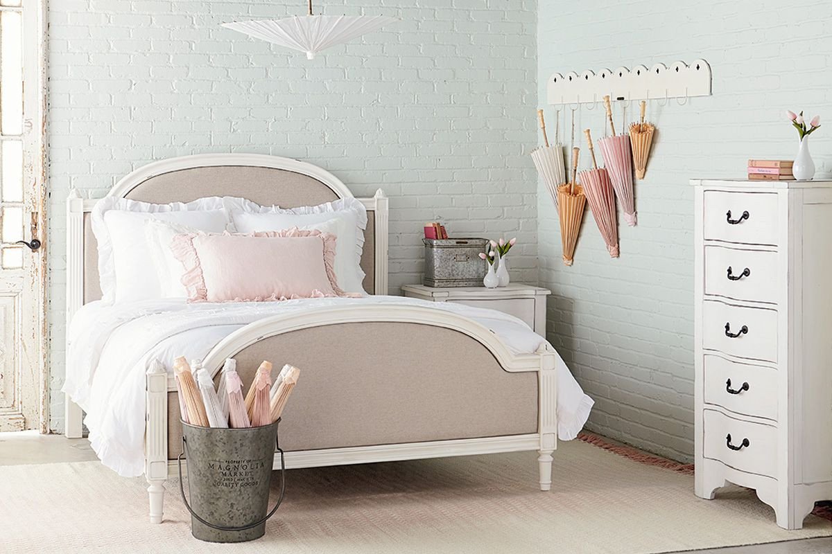 Industrial Style Bedroom Furniture New Sisters Upholstered Bedroom