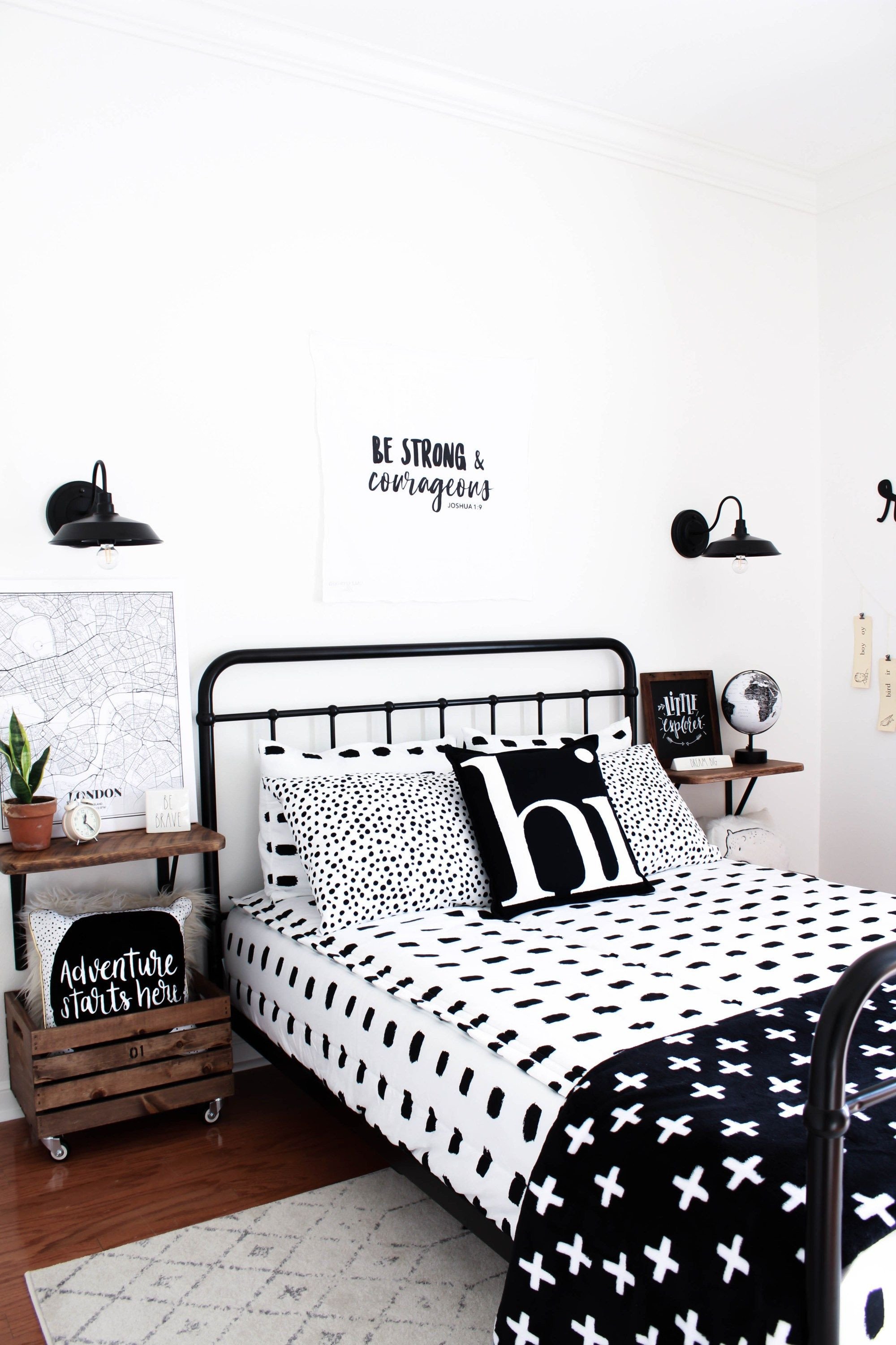 Kids Bedroom for Boy Luxury Monochrome Boys Room Makeover