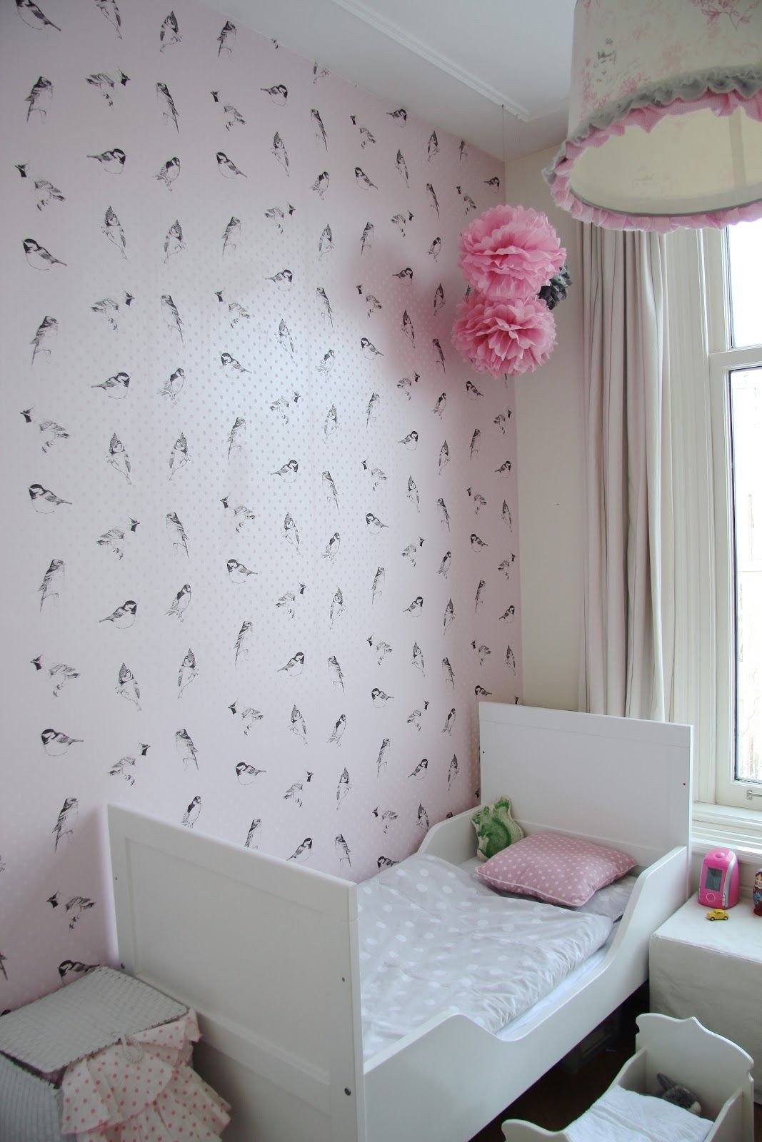 Kids Bedroom for Girls Beautiful Children S Room Bird Wallpaper Bellerose by Esta Via