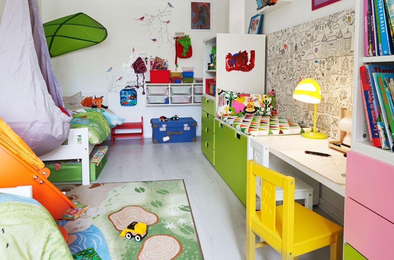 Kids Bedroom Storage Ideas Fresh View Of Colourful Shared Kids Bedroom with A Clever Layout