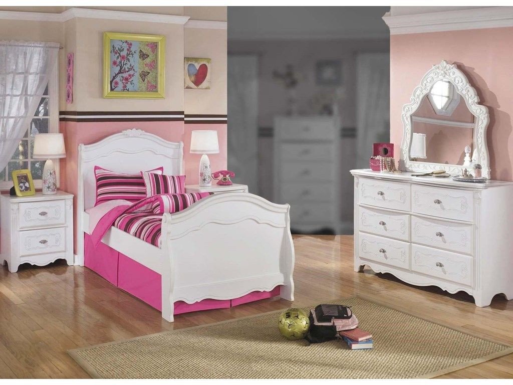 Kids Full Bedroom Set Luxury Lil Darling 4pc Twin Sleigh Bed Bedroom Set by Signature