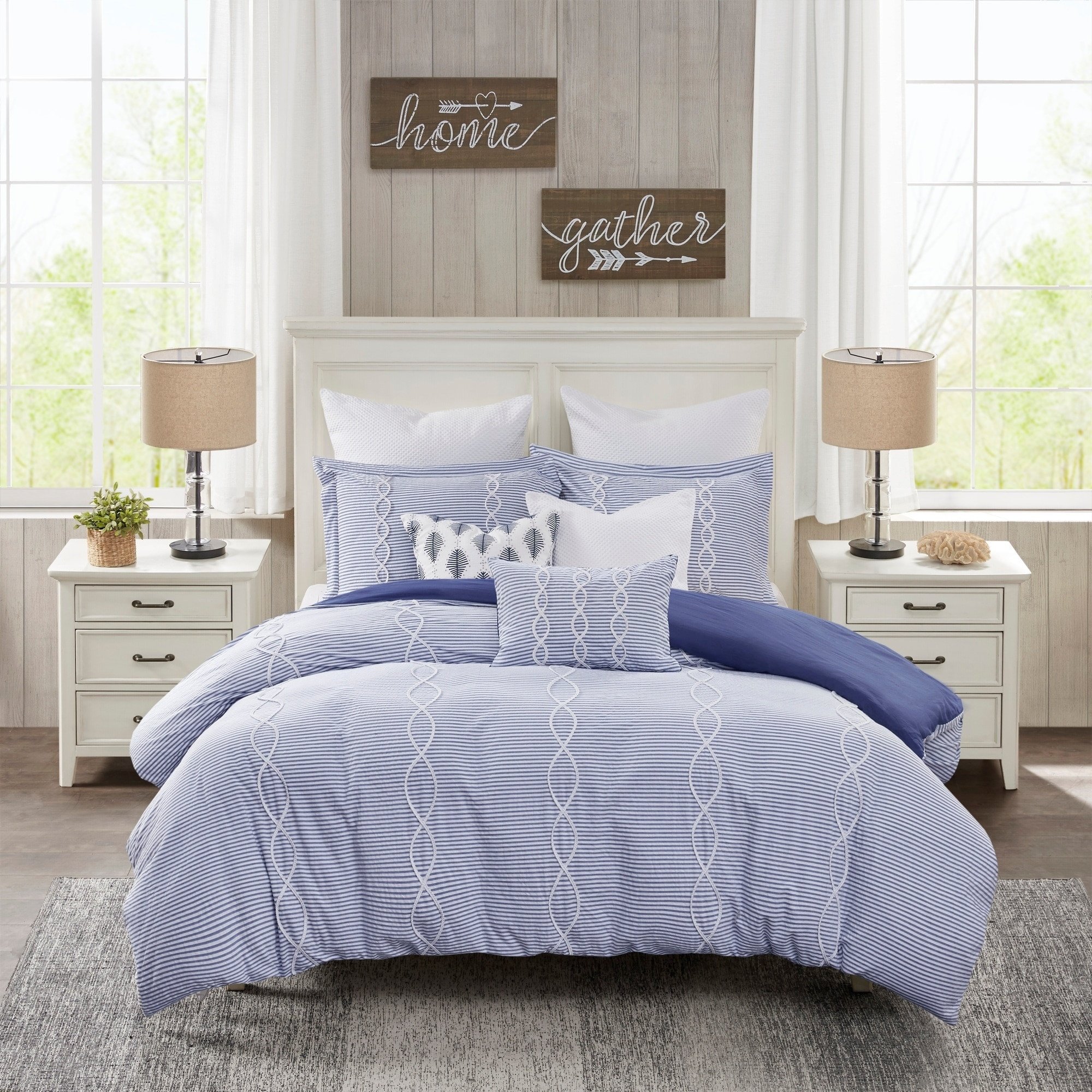 King Bedroom Comforter Set Best Of Madison Park Signature Coastal Farmhouse Blue forter Set