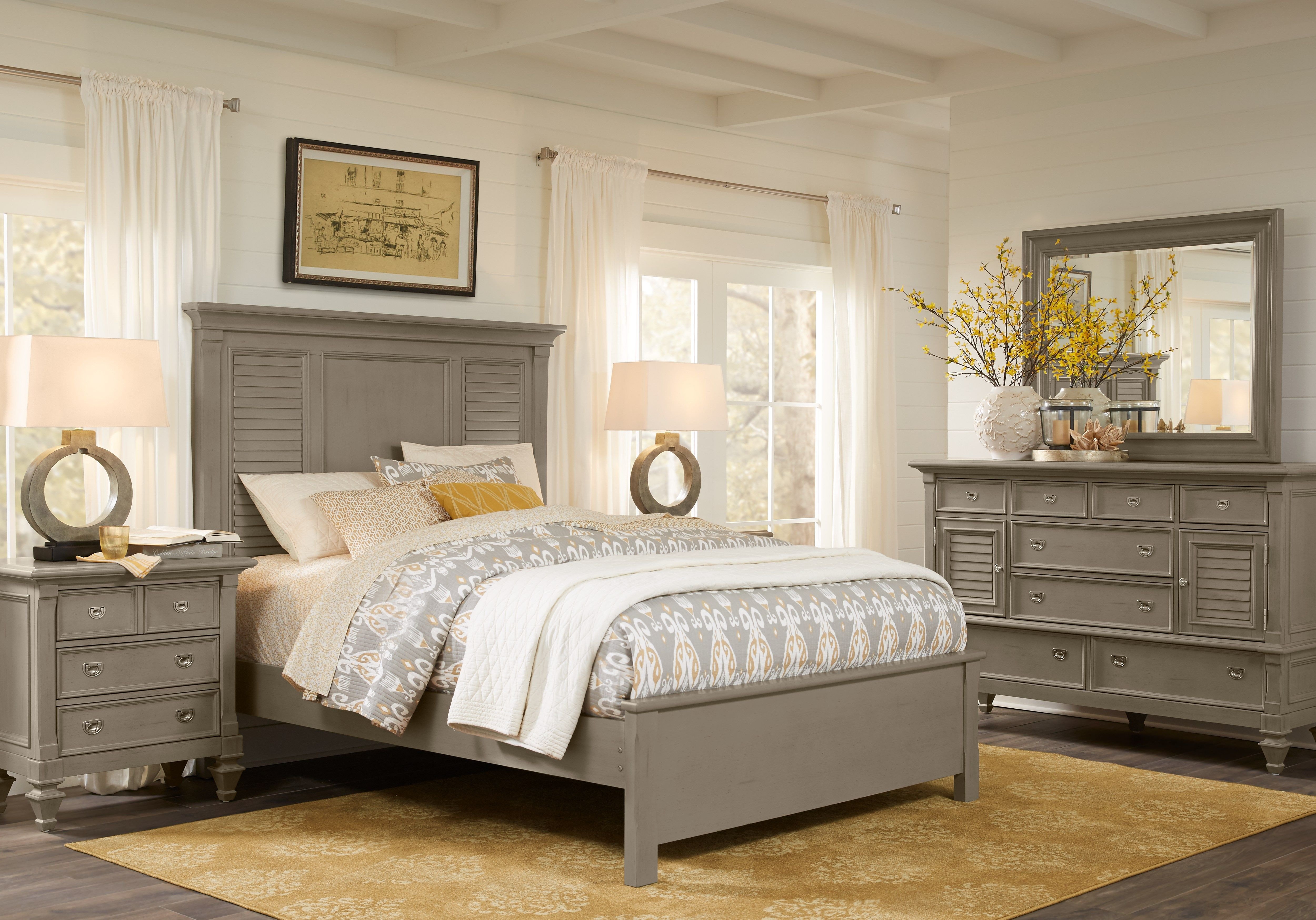 King Bedroom Set for Sale New Belmar Gray 5 Pc King Bedroom Decor In 2019