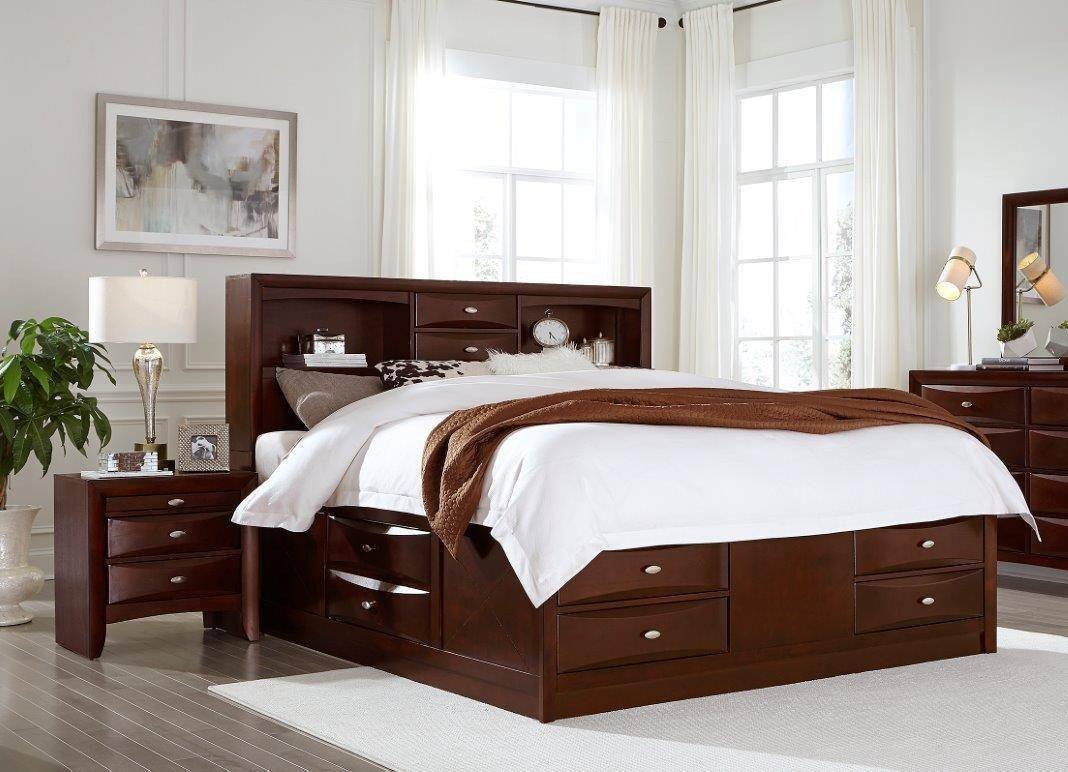 King Size Bedroom Suit Lovely Global Furniture Linda Merlot Traditional Storage Queen Size