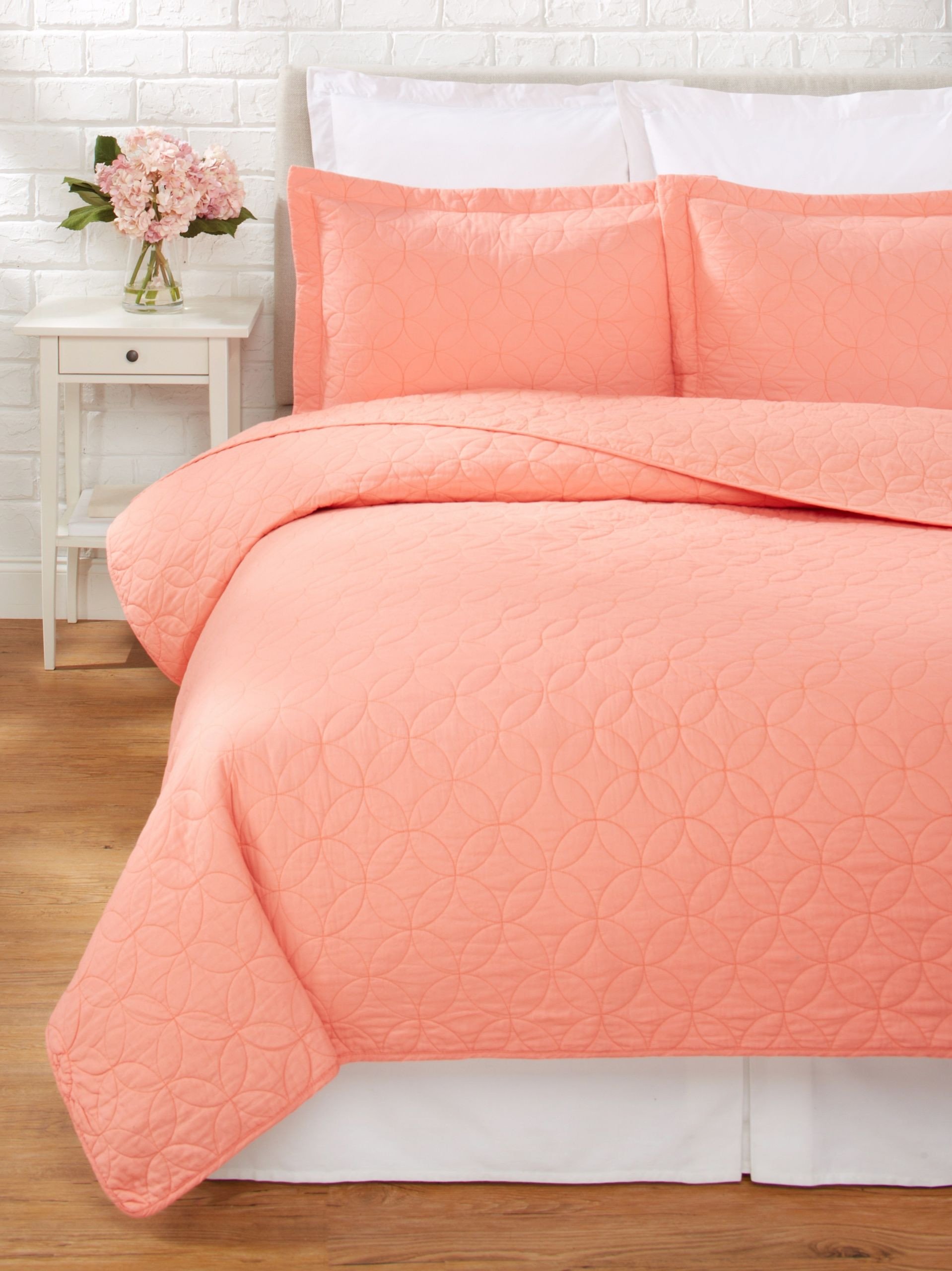 Laura ashley Bedroom Set Unique Laura ashley solid Quilt Set Coral Add Color to Your