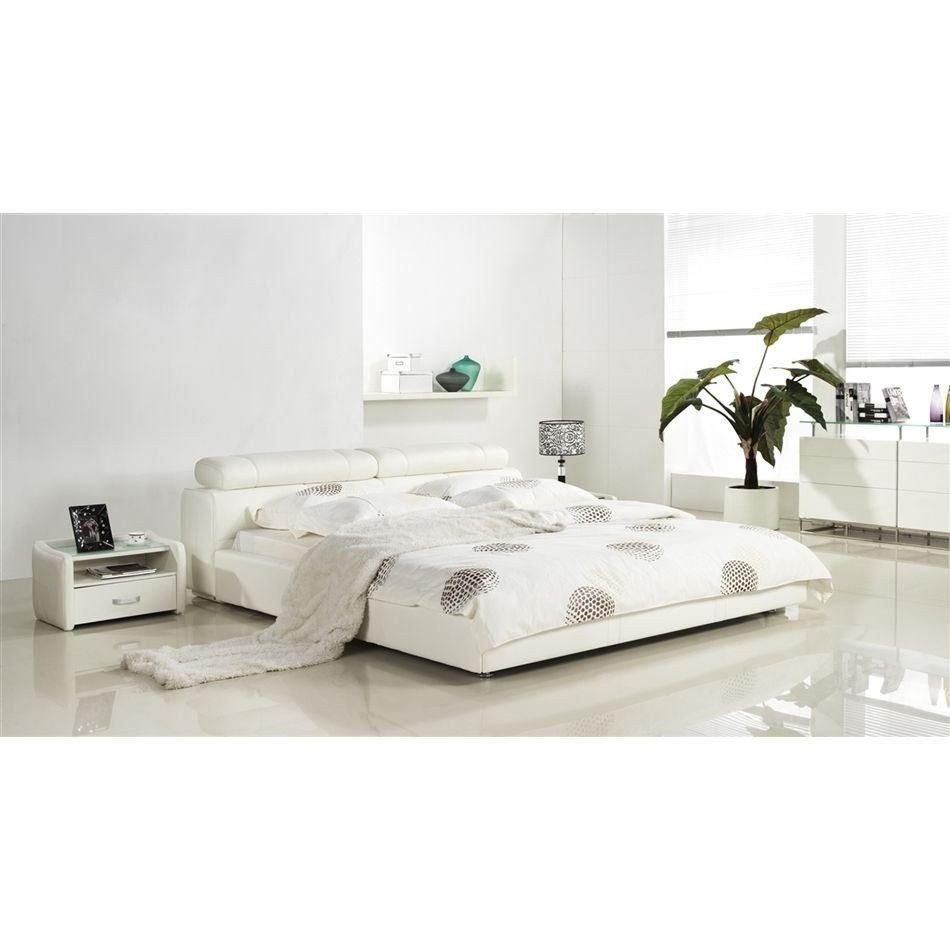 Leather Headboard Bedroom Set Beautiful Cannes Collection White Leather Headboard with Eco Leather