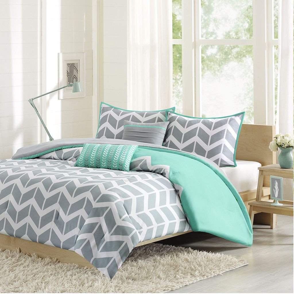 Light Blue Bedroom Set Fresh Intelligent Design Nadia forter Set Blue &amp; Grey Chevron