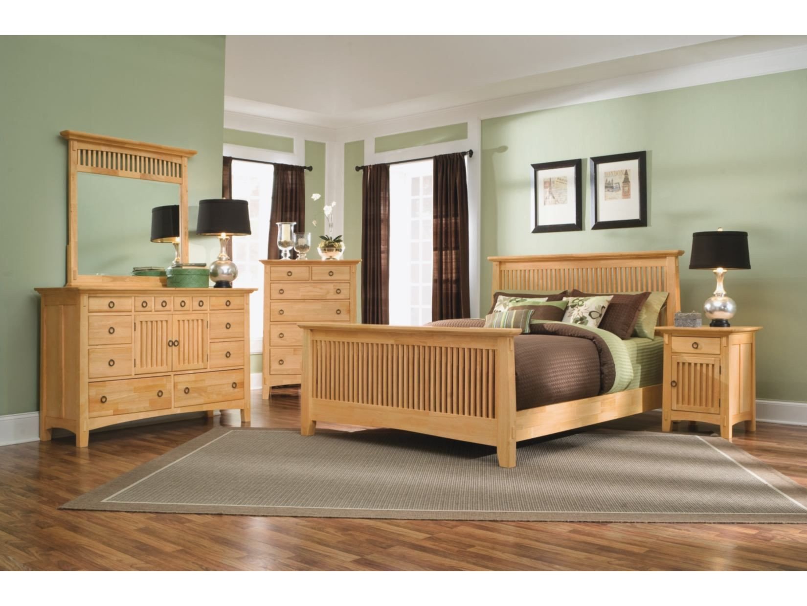 Light Wood Bedroom Furniture Beautiful Arts &amp; Crafts 5 Pc Bedroom Package American Signature