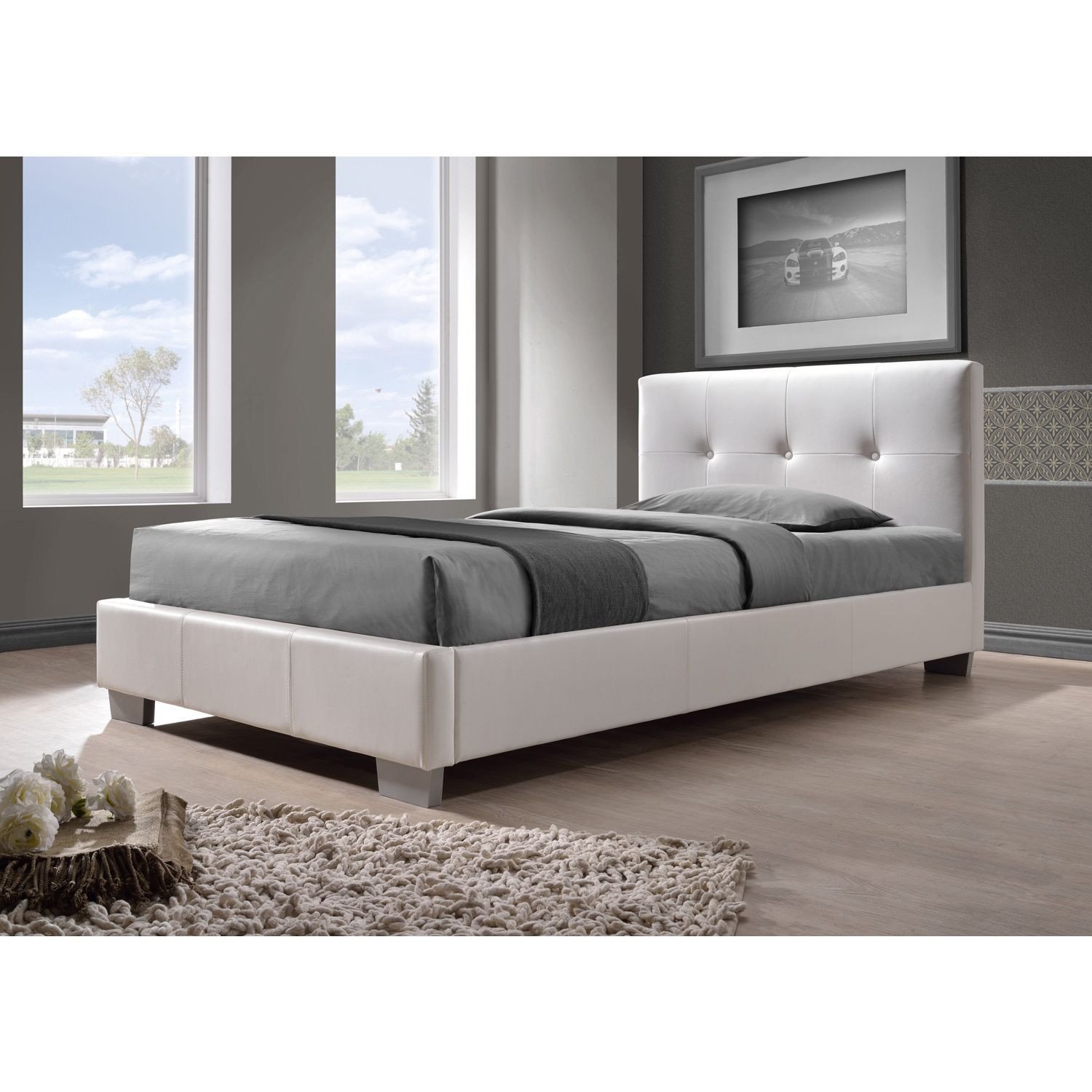 Lighted Headboard Bedroom Set Luxury This Twin Size Bed S Sleek Lines and Minimalist button