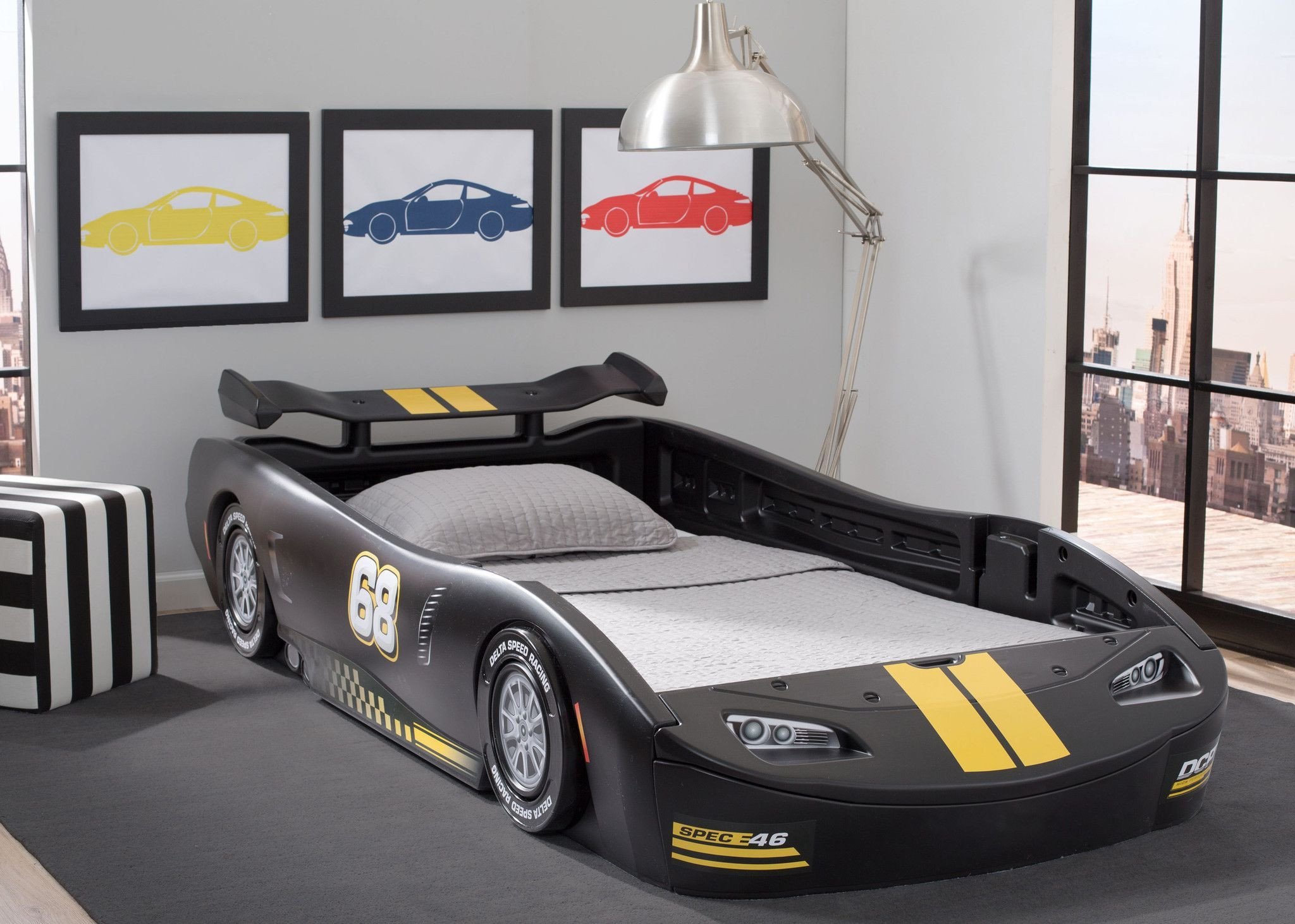 Lightning Mcqueen Bedroom Set Lovely Turbo Race Car Twin Bed Black Children S Bed