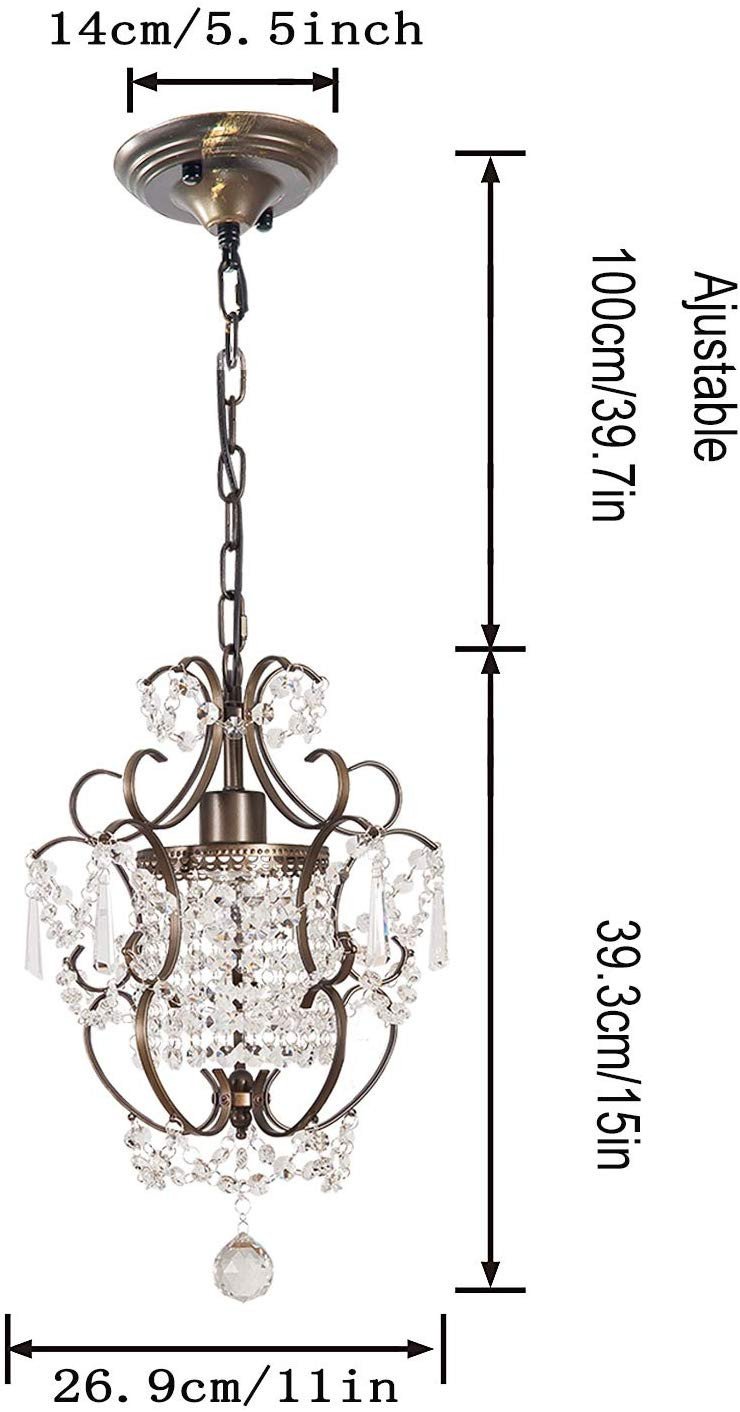 Little Girl Chandelier Bedroom Elegant Gnds Modern Crystals Chandeliers Small Chandelier Pendant Lighting Ceiling Lights Fixtures for Living Room Bedroom Restaurant Dining