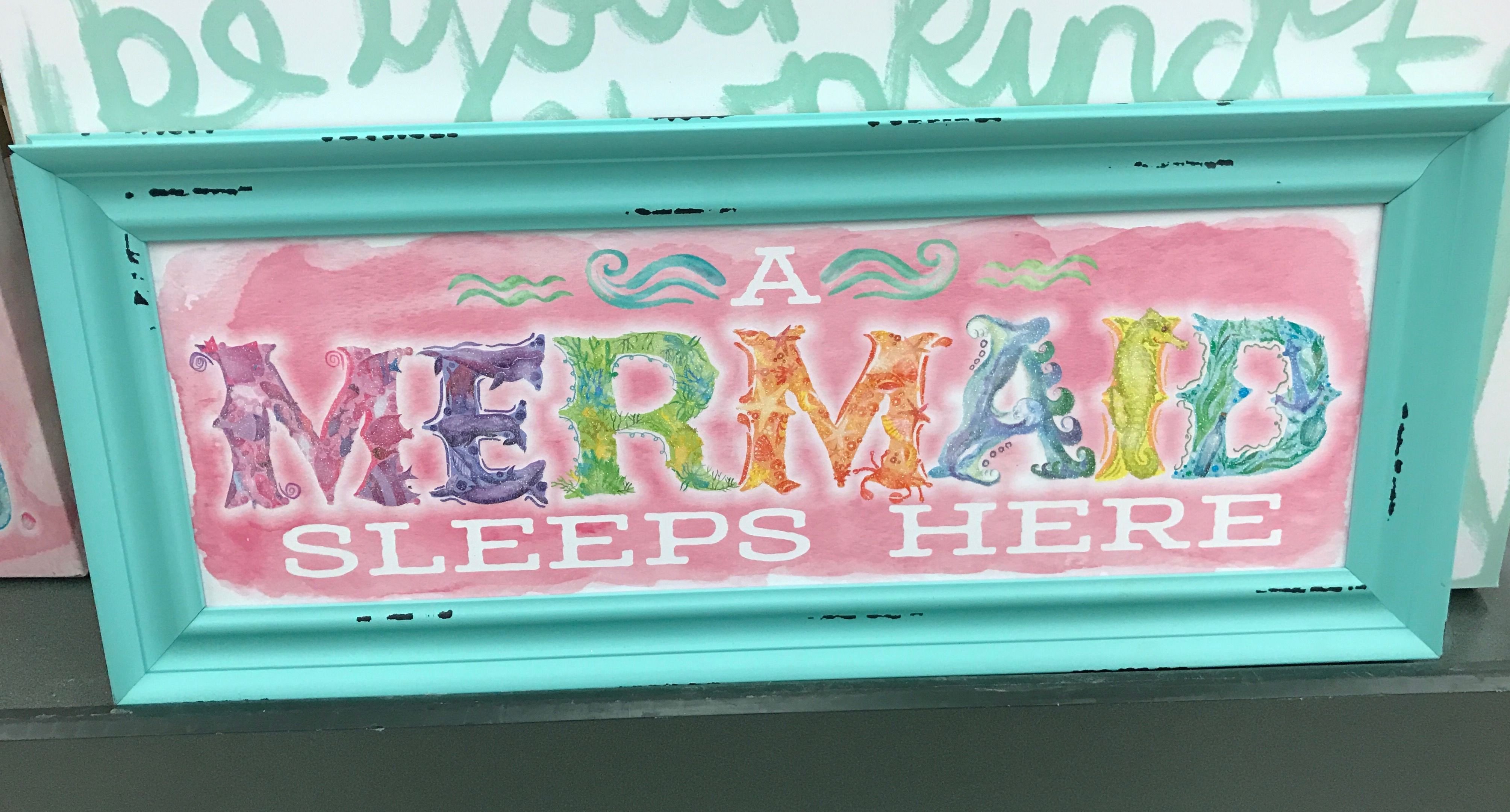 Little Mermaid Bedroom Decor Fresh Mermaid Decor From Hobby Lobby In 2020