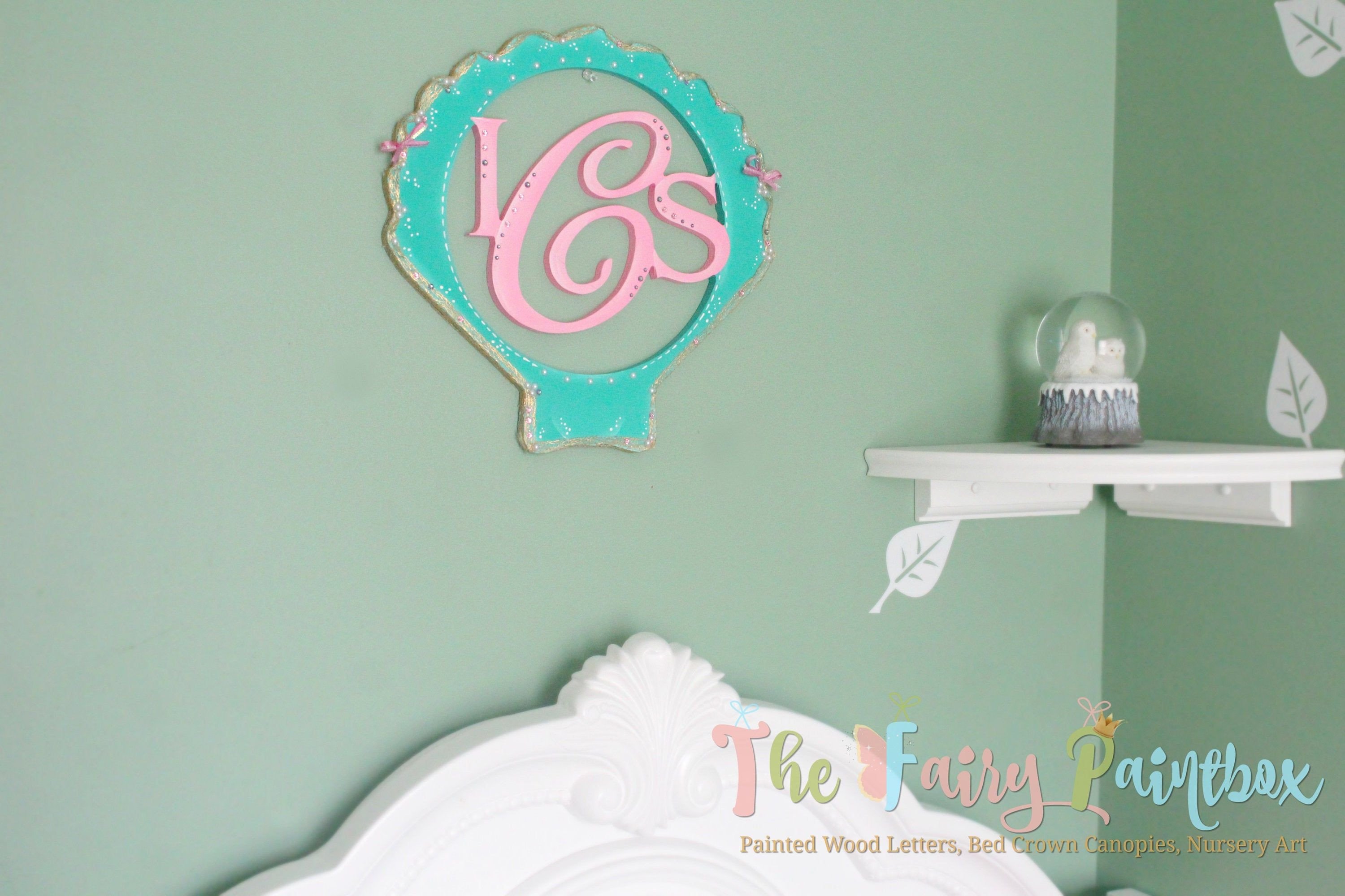 Little Mermaid Bedroom Decor Fresh Shell Nursery Wall Monogram Mermaid Monogram Wall Hanging