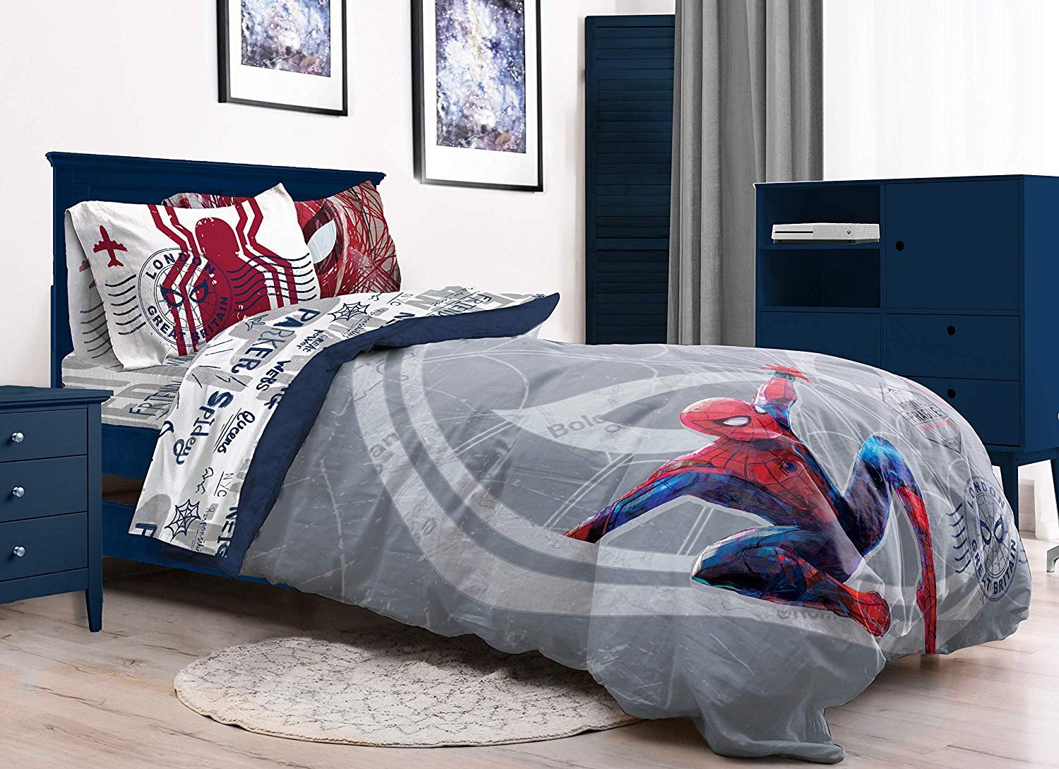 Little Mermaid Bedroom Set Unique Jay Franco Marvel Spiderman Student Visa Twin Duvet Cover &amp; Sham Set Super soft Kids Reversible Bedding Fade Resistant Microfiber Ficial Marvel