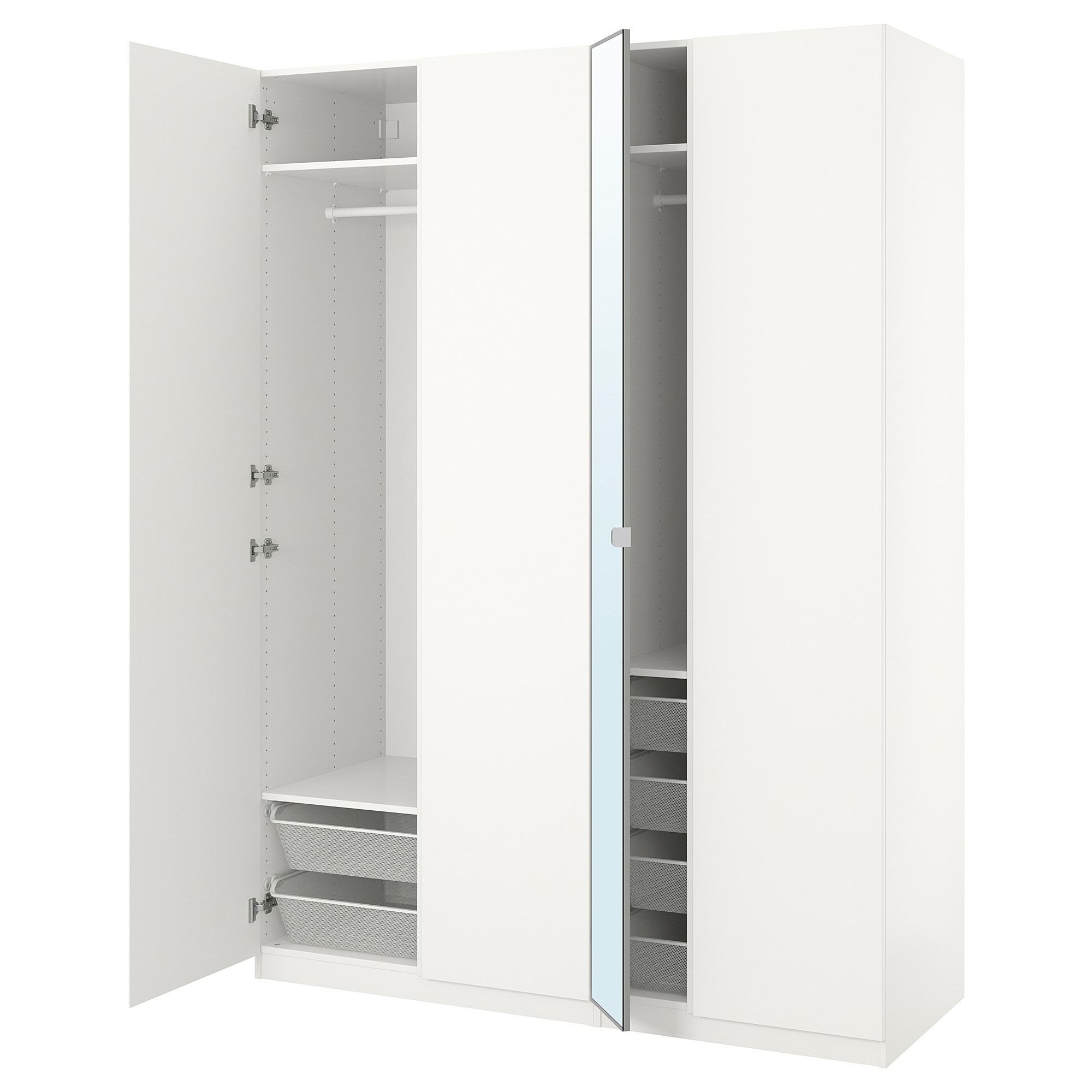 Lockers for Bedroom Storage Inspirational Ikea Pax White Vikanes Vikedal Wardrobe