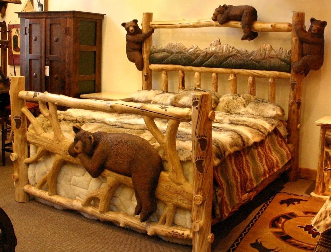 Log King Size Bedroom Set New I Love This Bed Crazy Expensive but It is Handmade Would