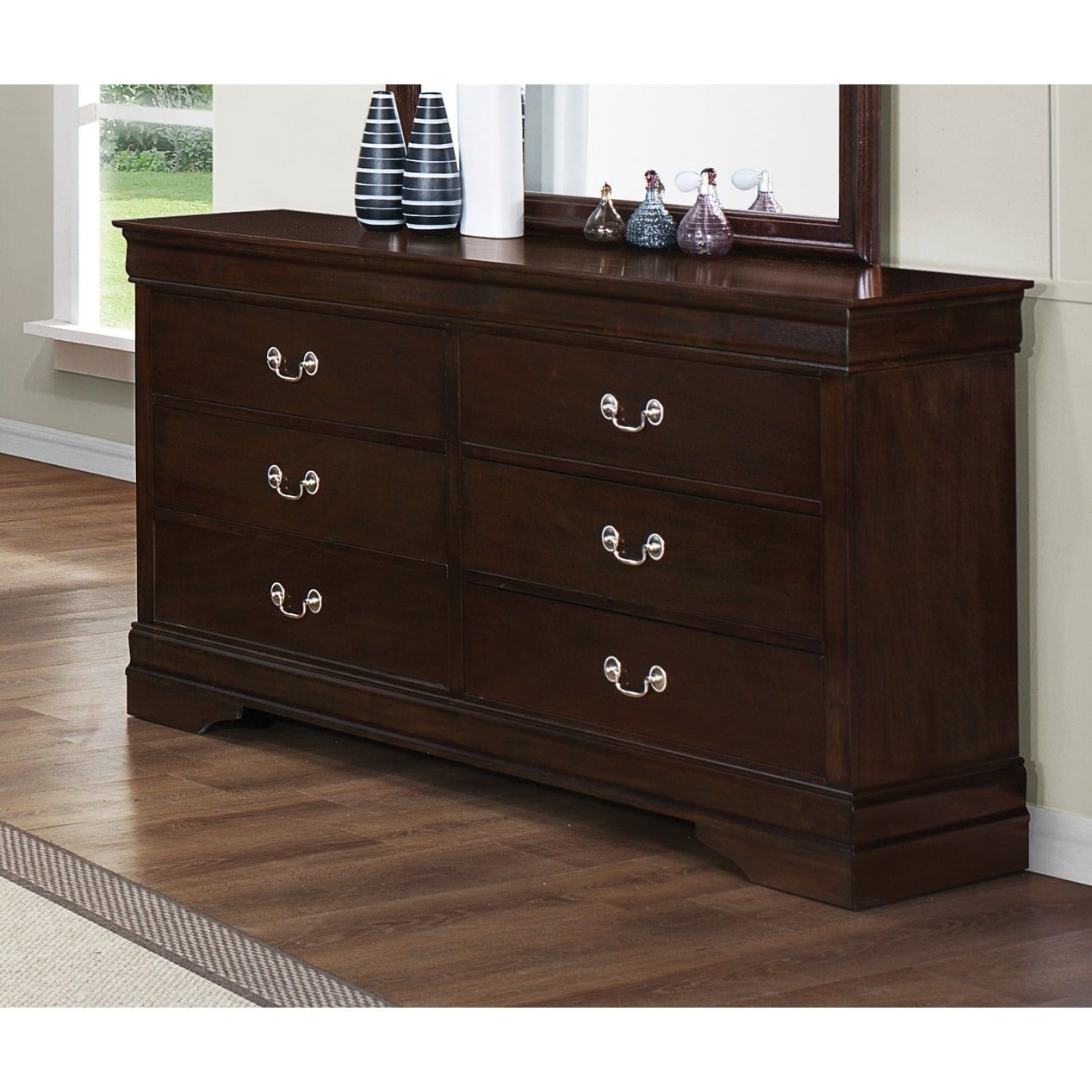 Louis Philippe Bedroom Set Inspirational Louis Philippe Warm Brown 4 Piece Bedroom Set