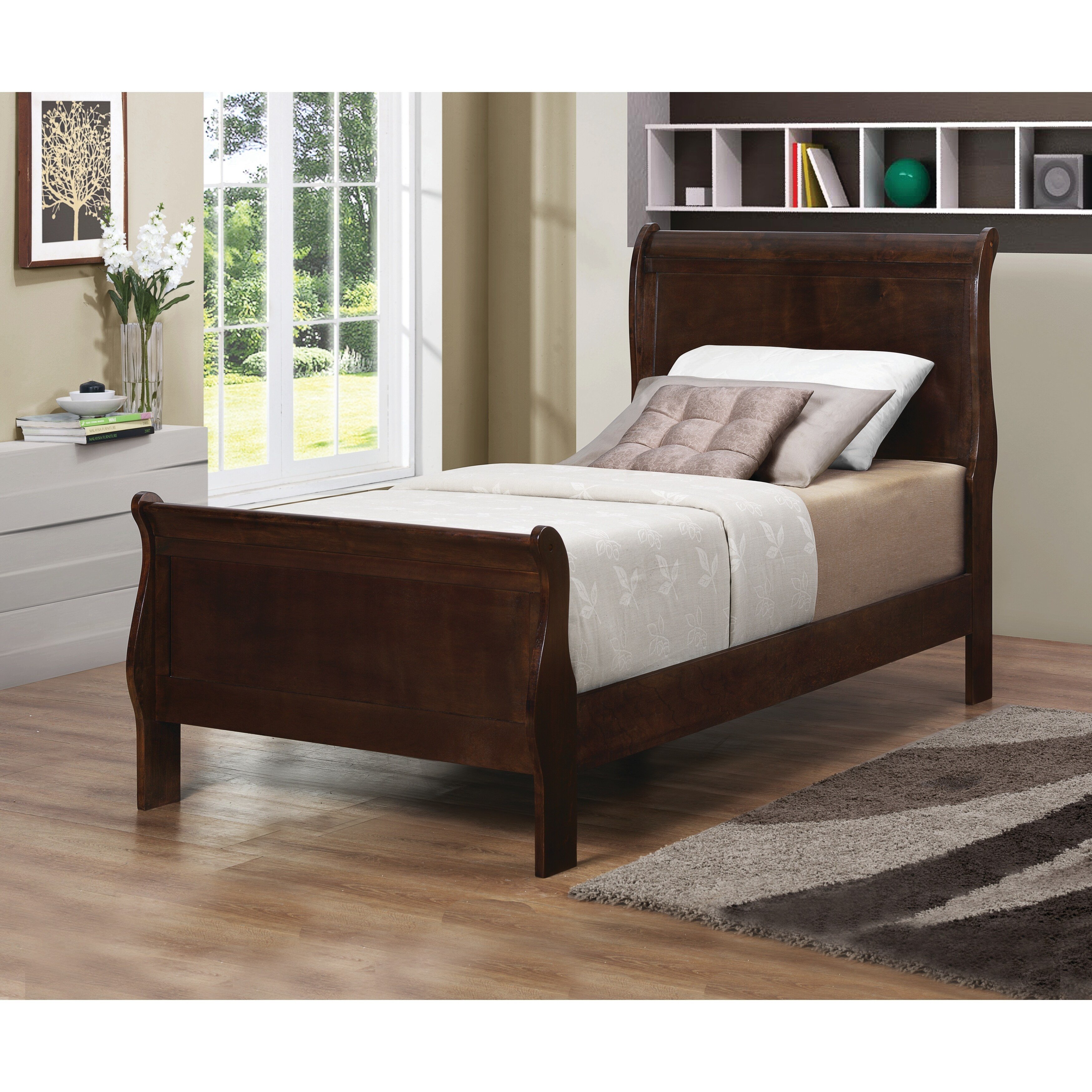 Louis Philippe Bedroom Set Unique Louis Philippe Warm Brown 4 Piece Bedroom Set