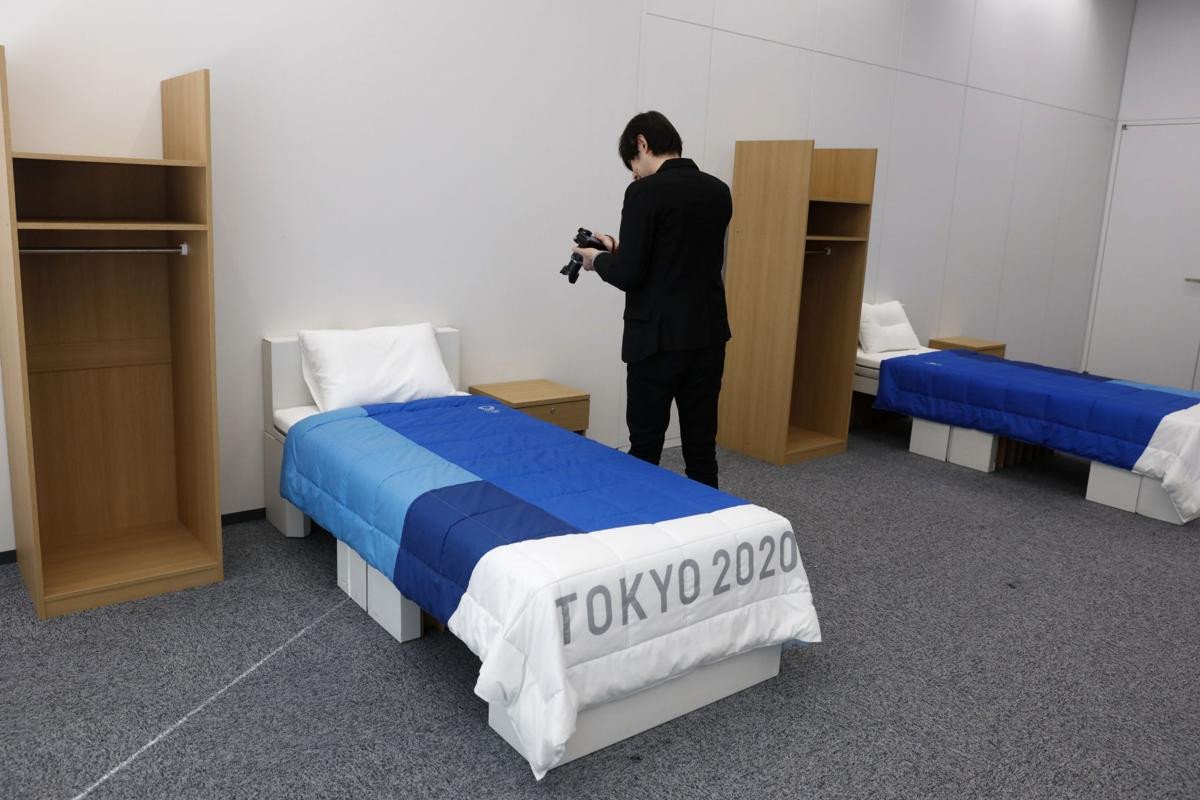 Low Profile Bedroom Set Luxury An Olympic First Cardboard Beds for tokyo athletes Village