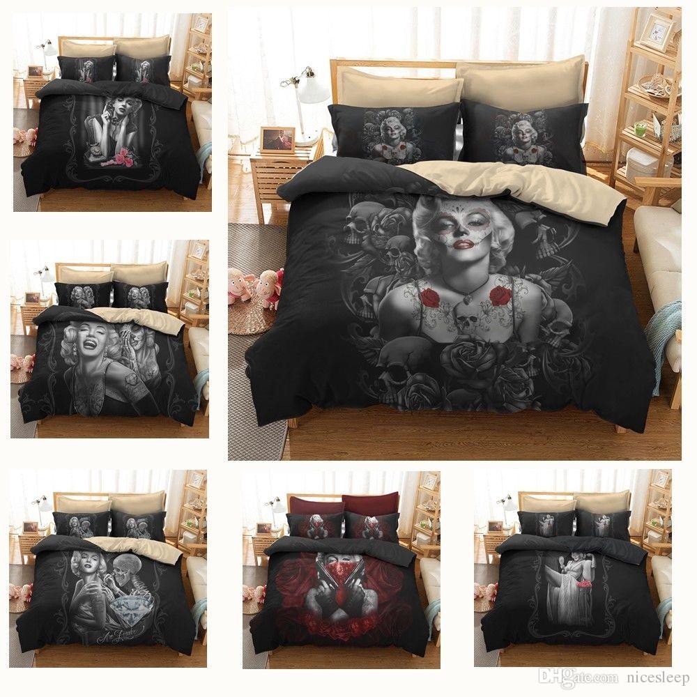 Marilyn Monroe Bedroom Set Luxury 3d Y Marilyn Monroe Bedding Set forter Cover Duvet Cover Set Pillow Case Extra Long Twin Bedding Duvet Sets Queen From Nicesleep $12 07