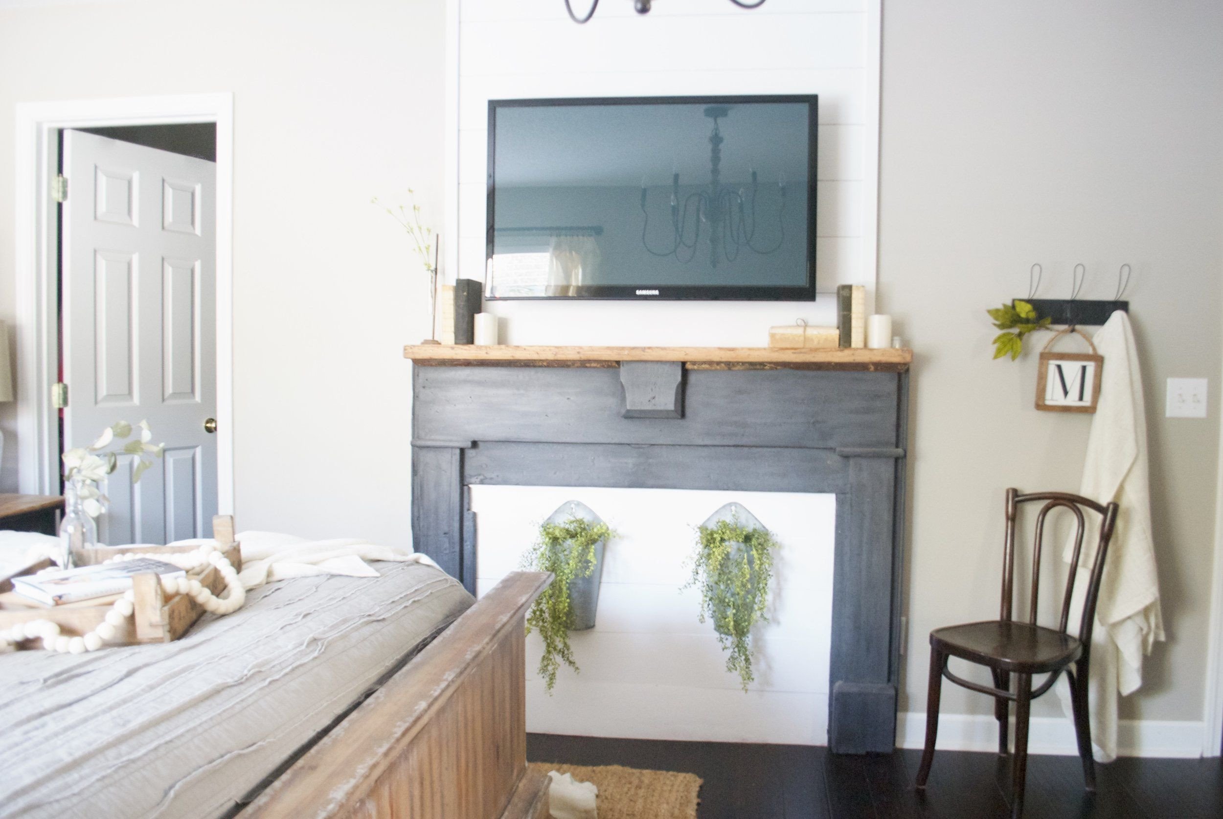 Master Bedroom with Fireplace Fresh Plum Pretty Decor and Design Farmhouse Master Bedroom tour