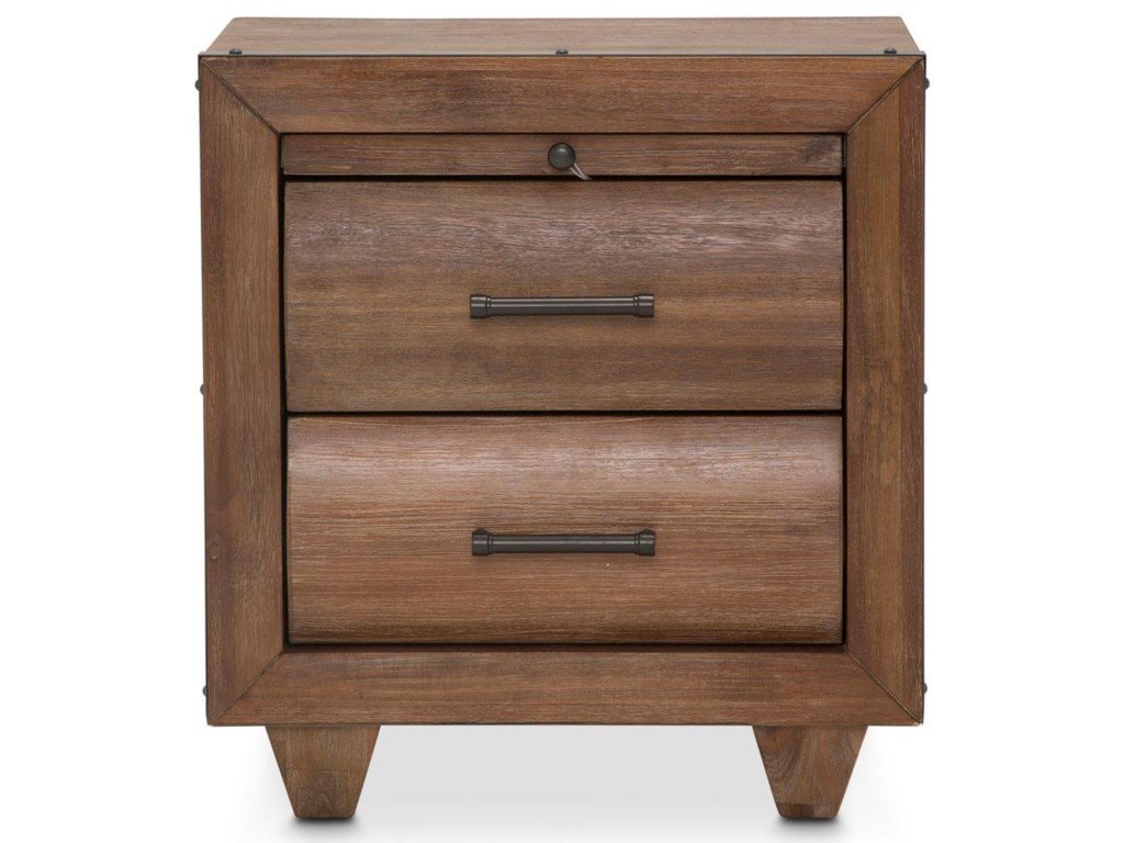 Michael Amini Bedroom Set Lovely Brooklyn Walk Nightstand