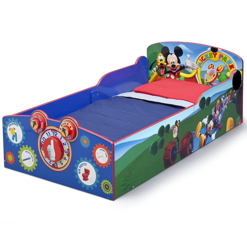 Mickey Mouse Bedroom Accessories Best Of Disney S Mickey Mouse Interactive Wood toddler Bed by Delta