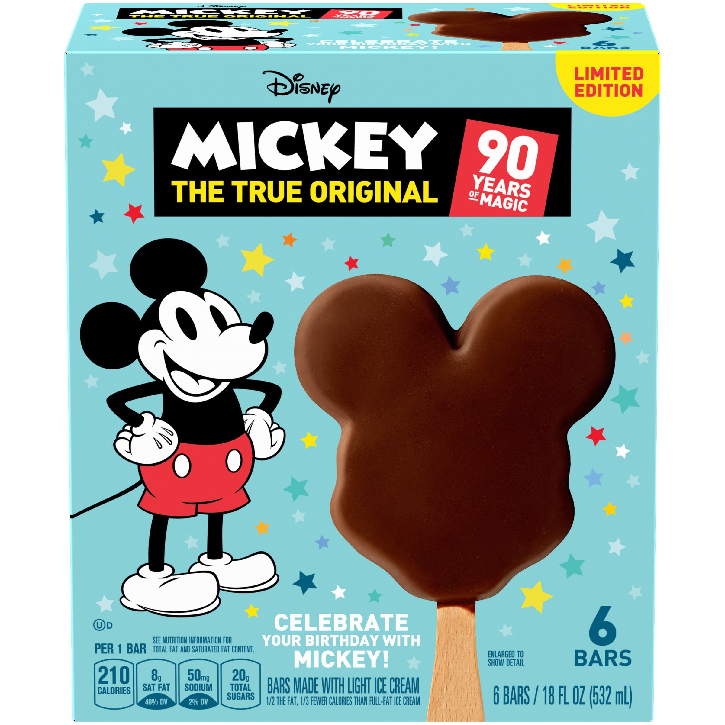 Mickey Mouse Bedroom Accessories Elegant Disney Mickey Light Ice Cream Bars 6 Ct Box Walmart