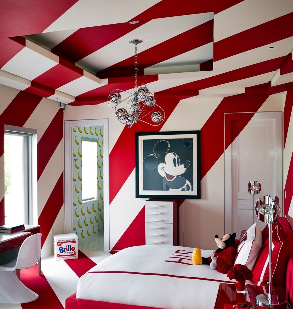 Mickey Mouse Bedroom Decorations Elegant Stripes Red&amp;white Mickeymouse tommy Hilfiger