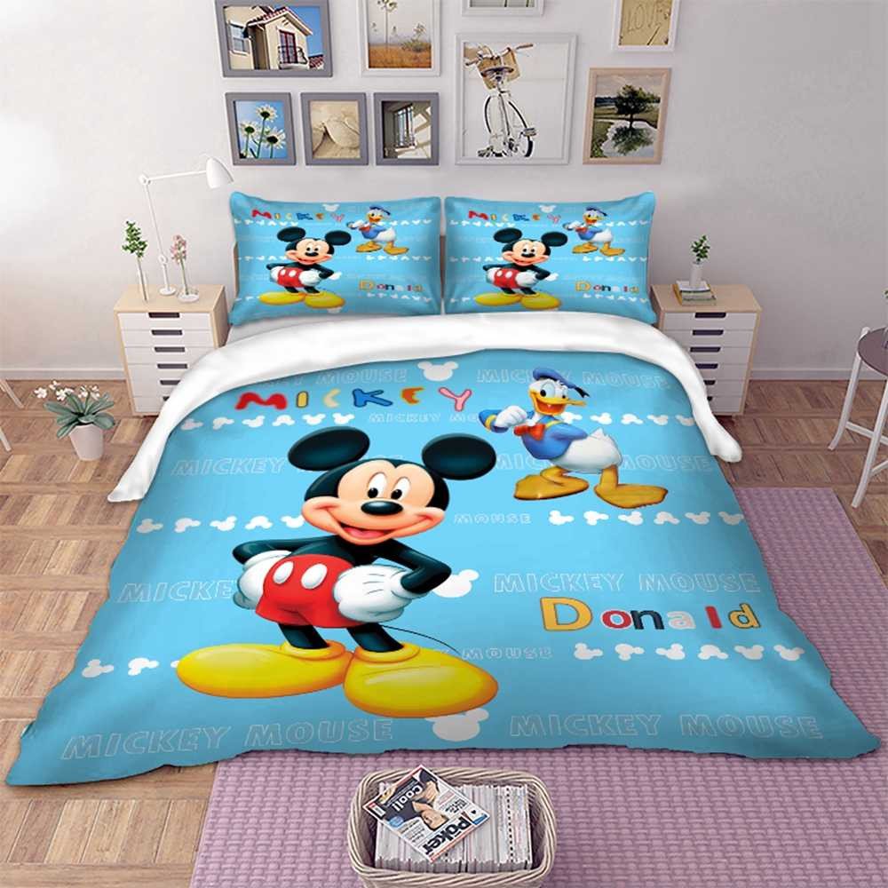 Mickey Mouse Bedroom Decorations Inspirational Disney Mickey Mouse Bedding Set Donald Blue Color Duvet