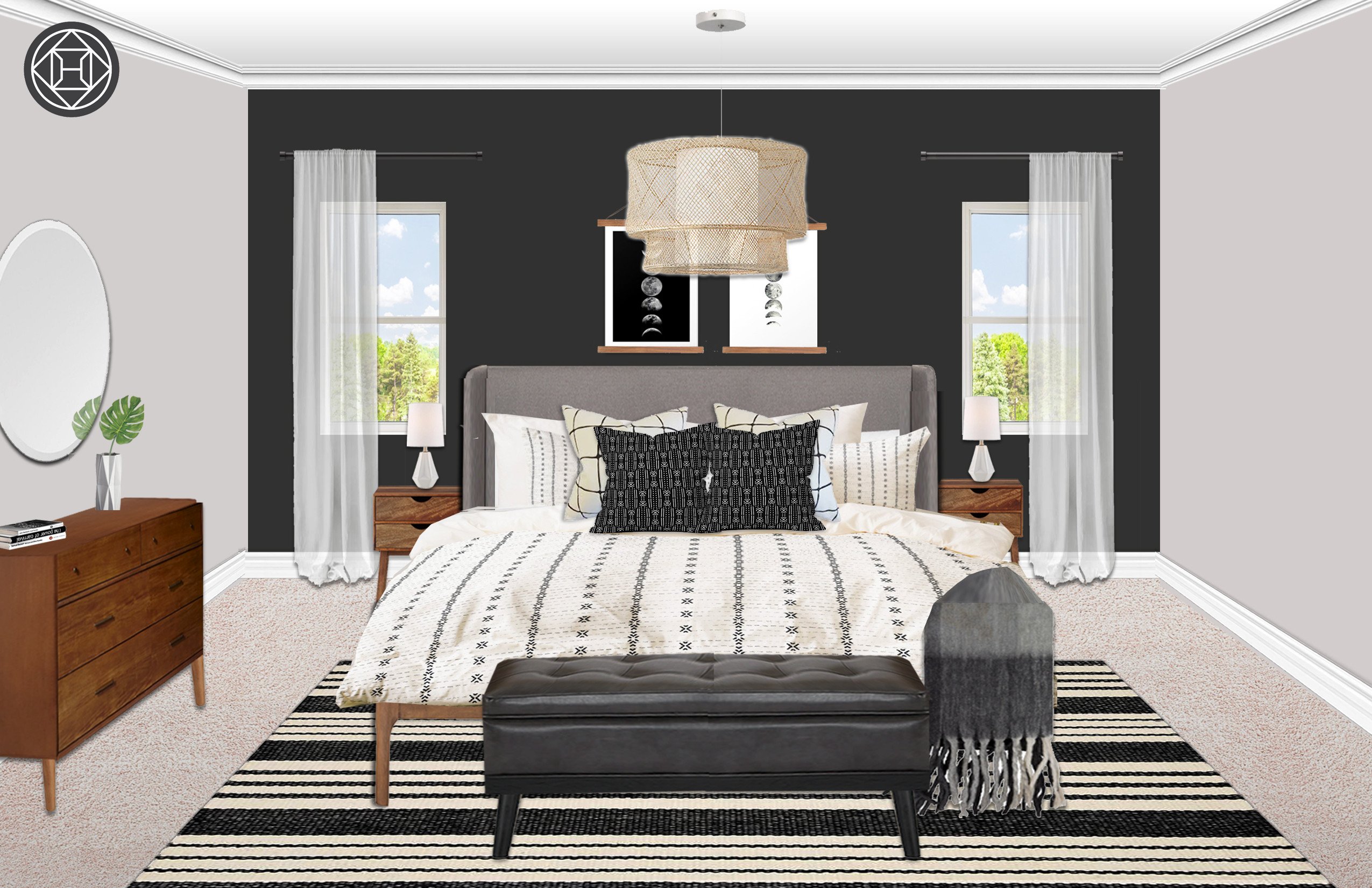 Mid Century Modern Bedroom Furniture New Eclectic Midcentury Modern Bedroom Design by Havenly