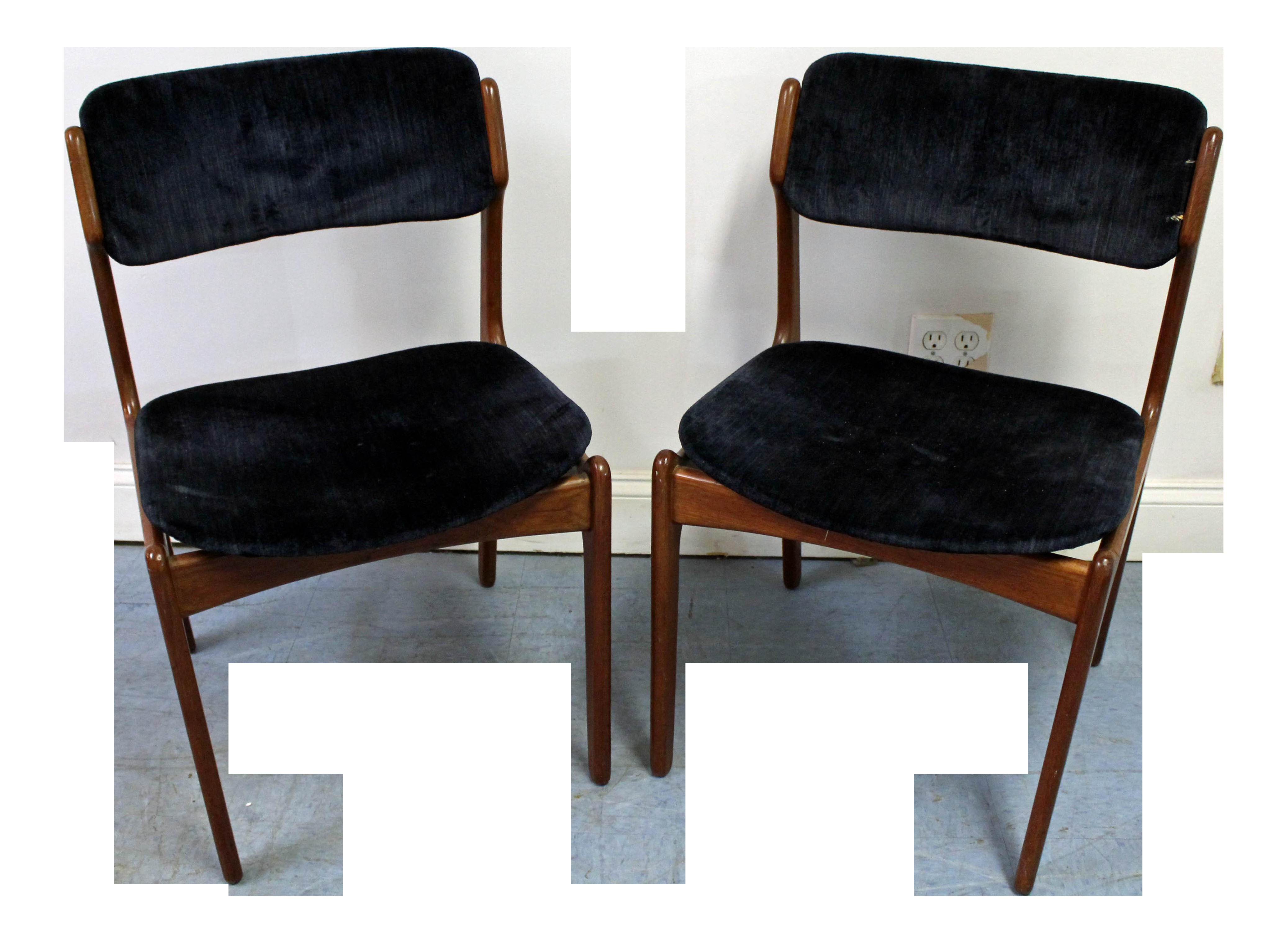 Mid Century Modern Bedroom Furniture Unique Pair Of Mid Century Danish Modern Erik Buch for O D Mobler Teak Dining Chairs