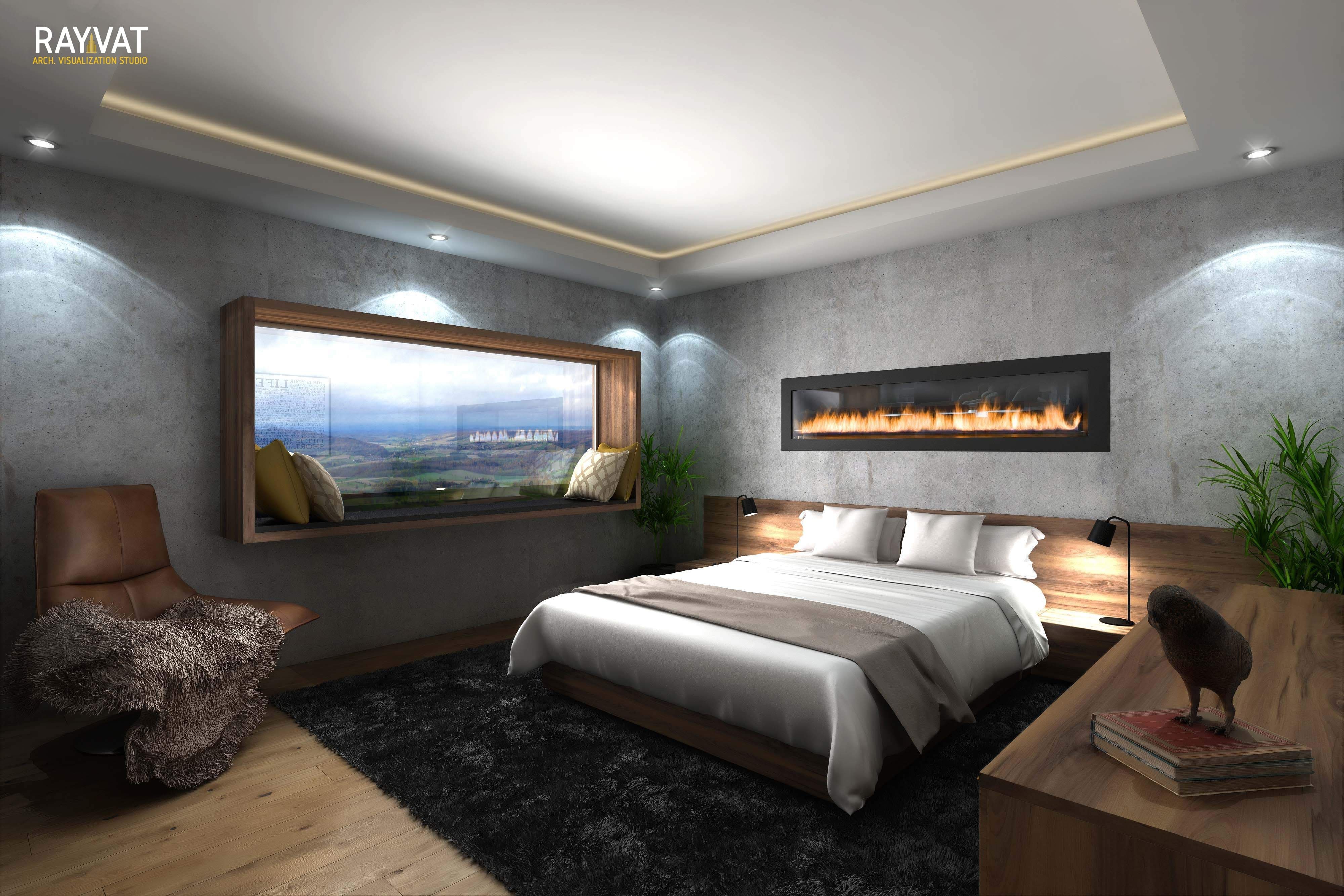 Mid Century Modern Bedroom New 3d Rendering Of A Quirky Mid Century and Nature Inspired