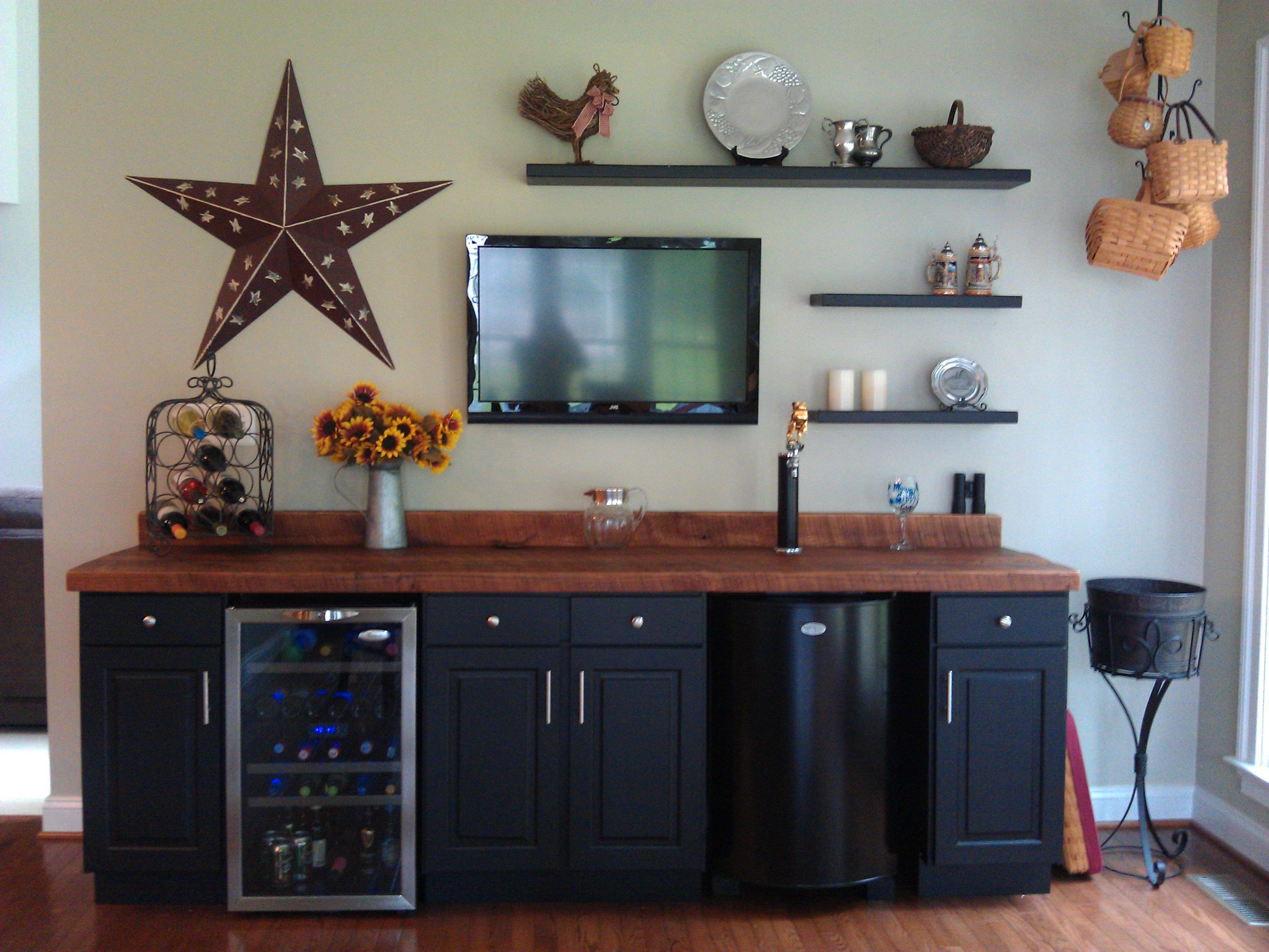 Mini Bar for Bedroom Best Of Bar with Kegerator &amp; Wine Fridge Stock Pine Cabinets