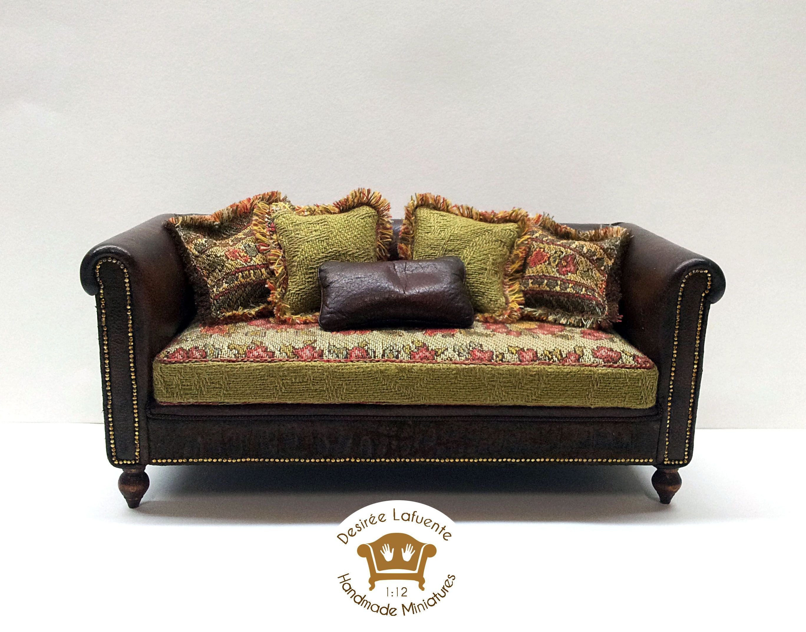 Mini Couch for Bedroom Inspirational 1 12 Scale Miniature sofa Miniatures