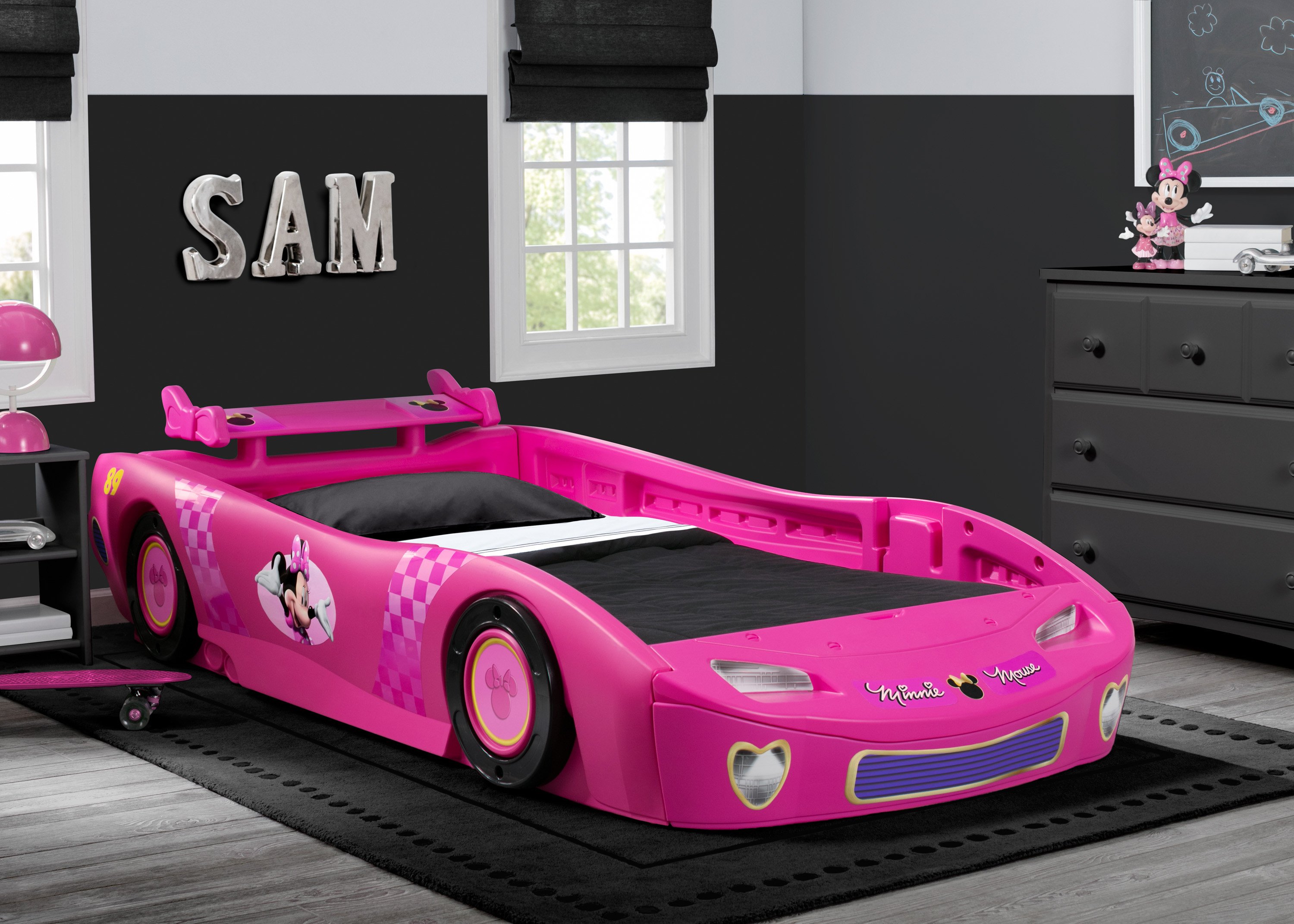Minnie Mouse Bedroom Furniture Lovely Disney Minnie Mouse Car Twin Bed by Delta Children Walmart