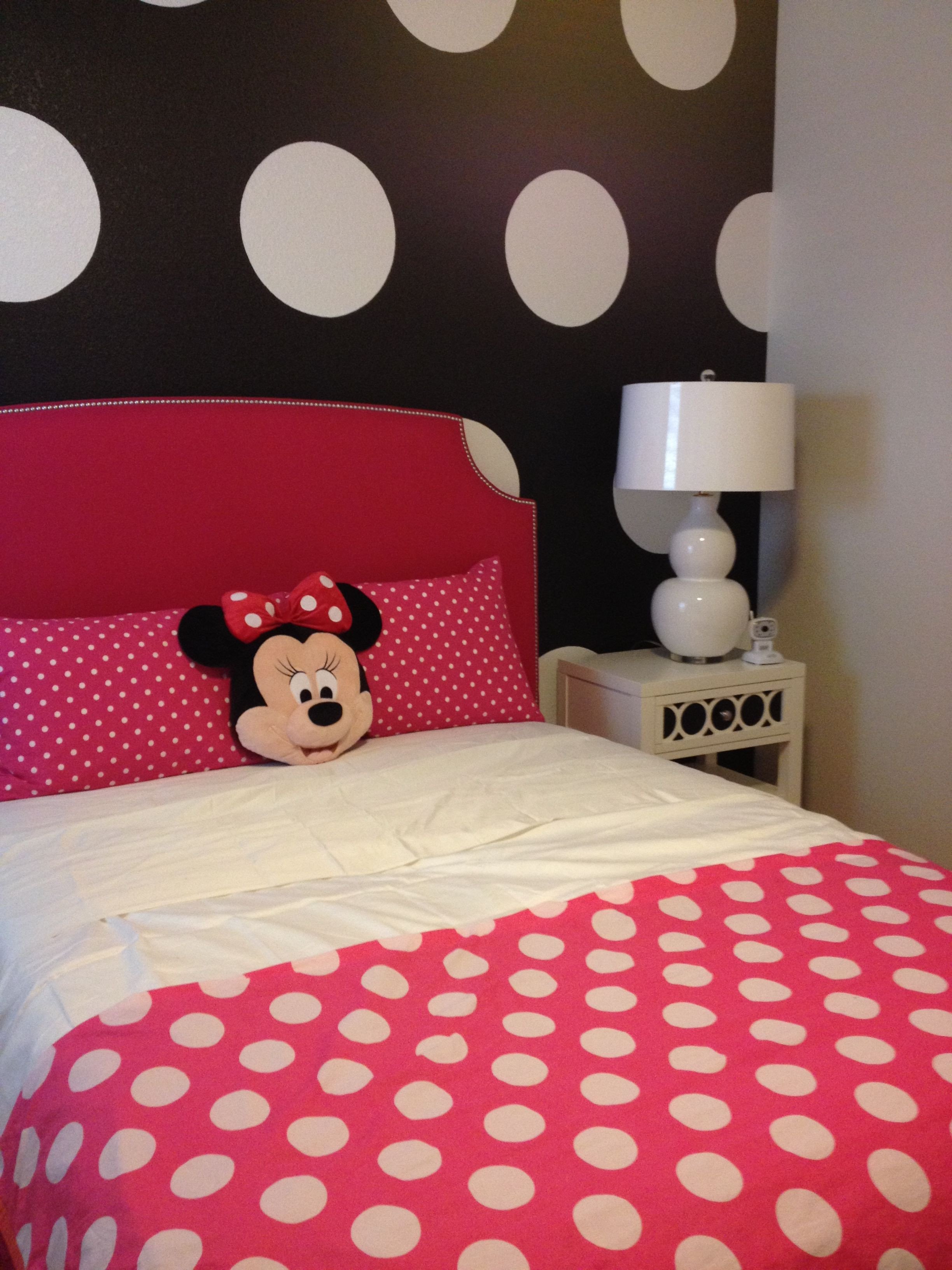 Minnie Mouse Bedroom Furniture New Minnie Mouse Polka Dots