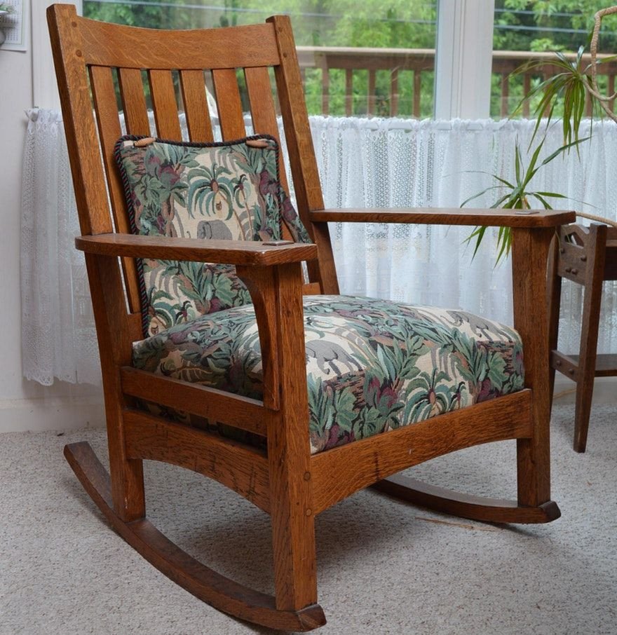 Mission Style Bedroom Furniture Lovely Antique L &amp; J G Stickley Mission Style Oak Rocking Chair
